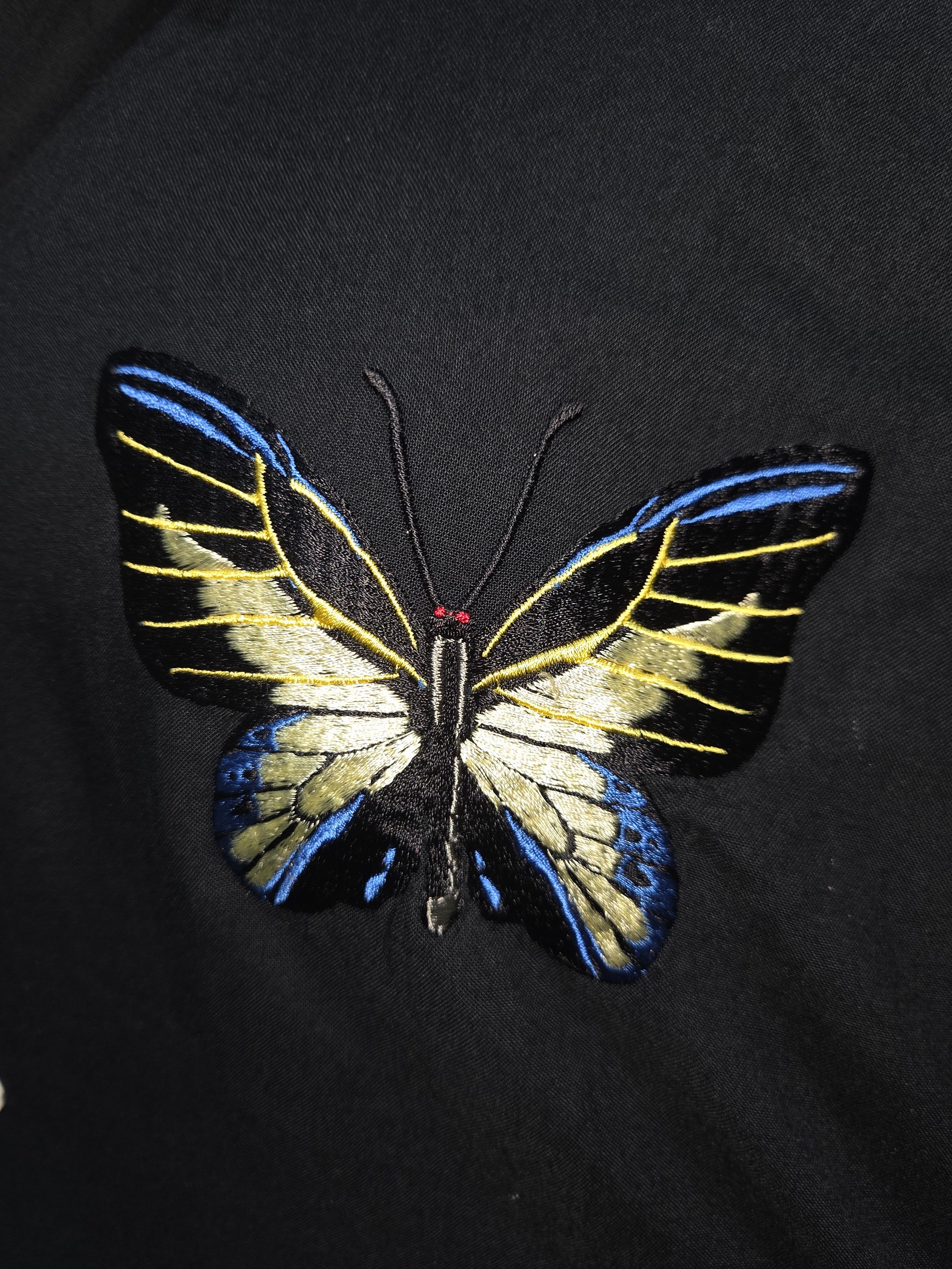 Japanese Brand Vintage Houston Rayon Embroidery Butterfly Bowling Shirt Size US M / EU 48-50 / 2 - 6 Thumbnail