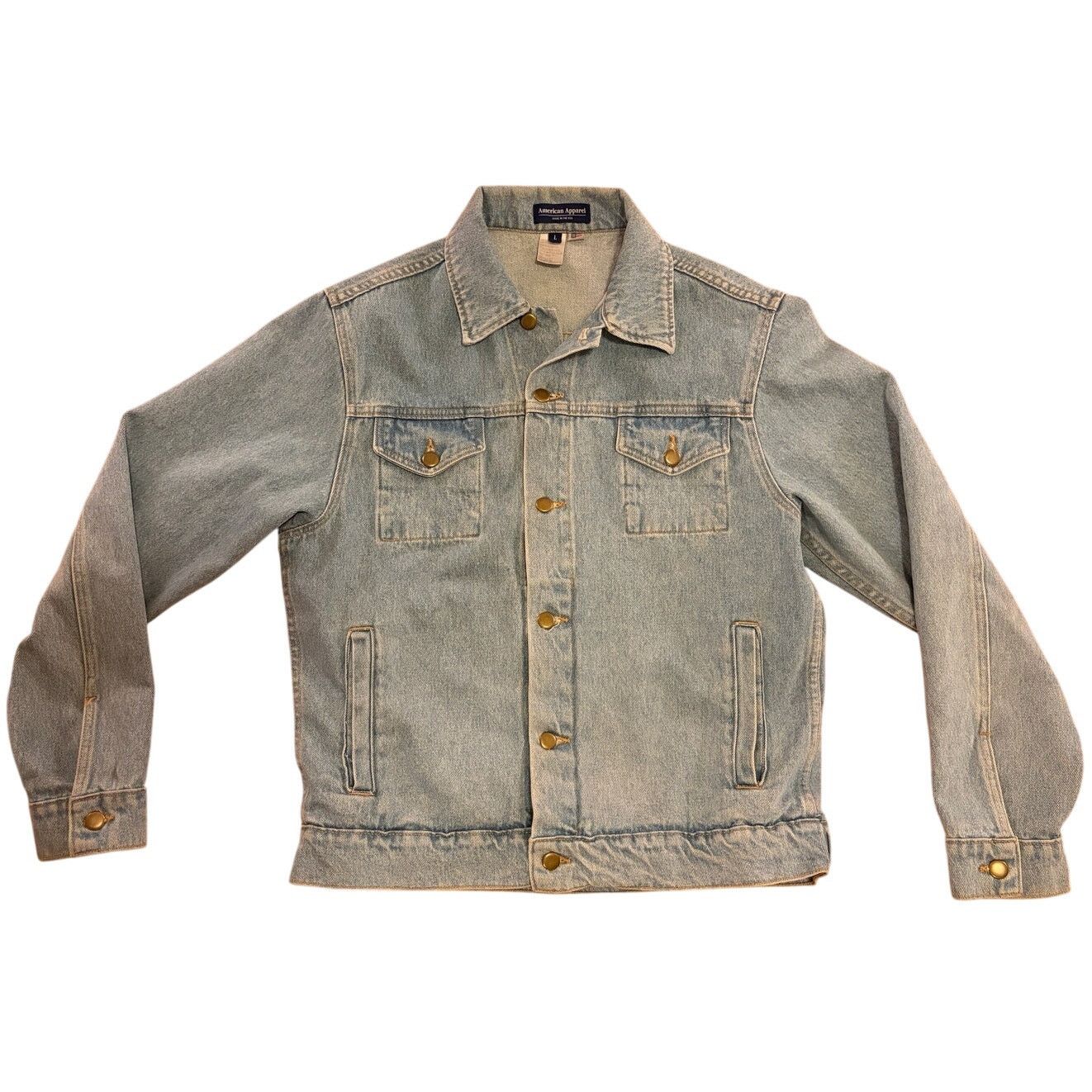 American Apparel Vintage Denim Jacket in Excellent Condition