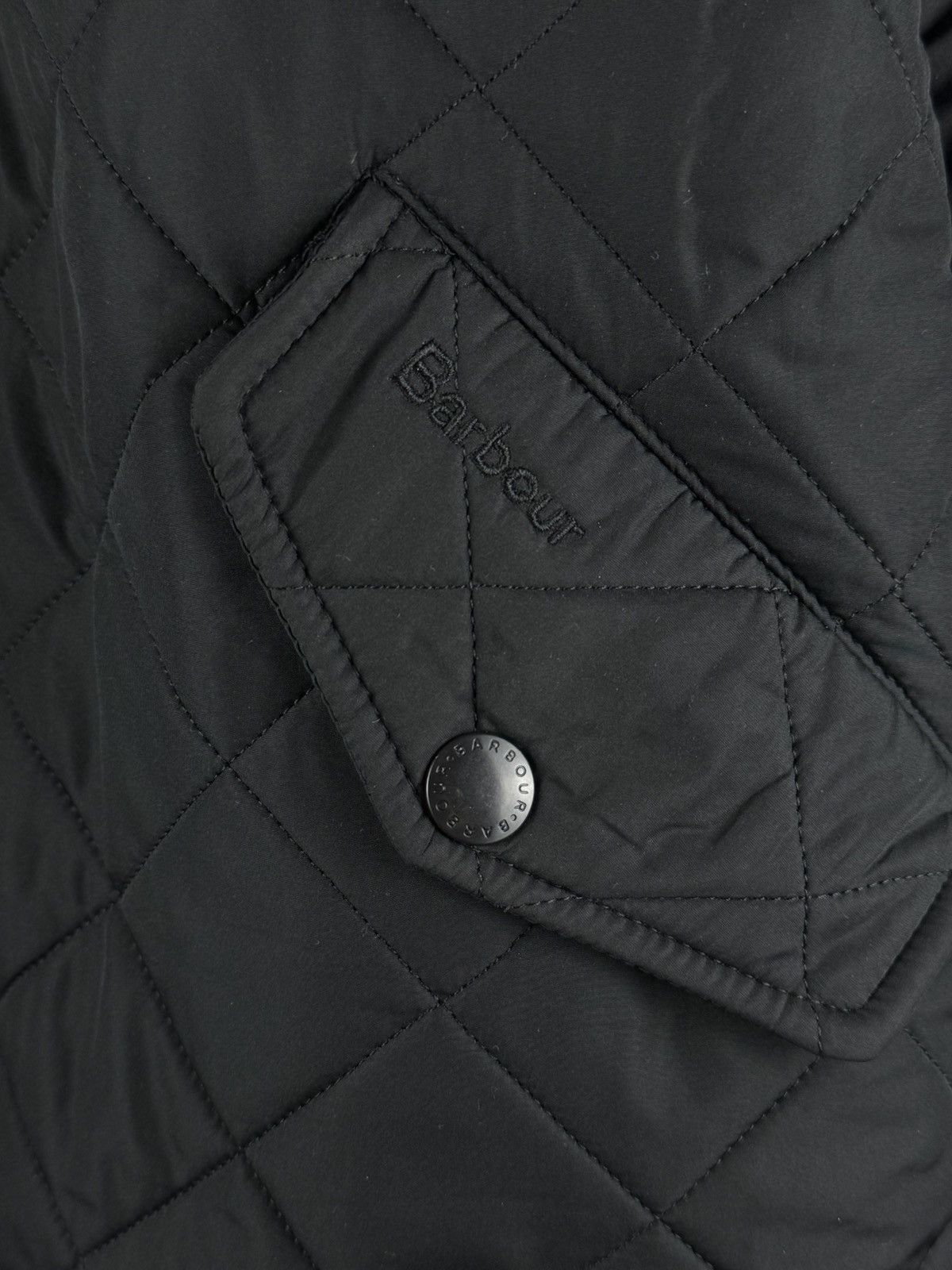 Barbour Barbour Powell Quilt Jacket Black Diamond Quilted Jacket Size US M / EU 48-50 / 2 - 3 Thumbnail
