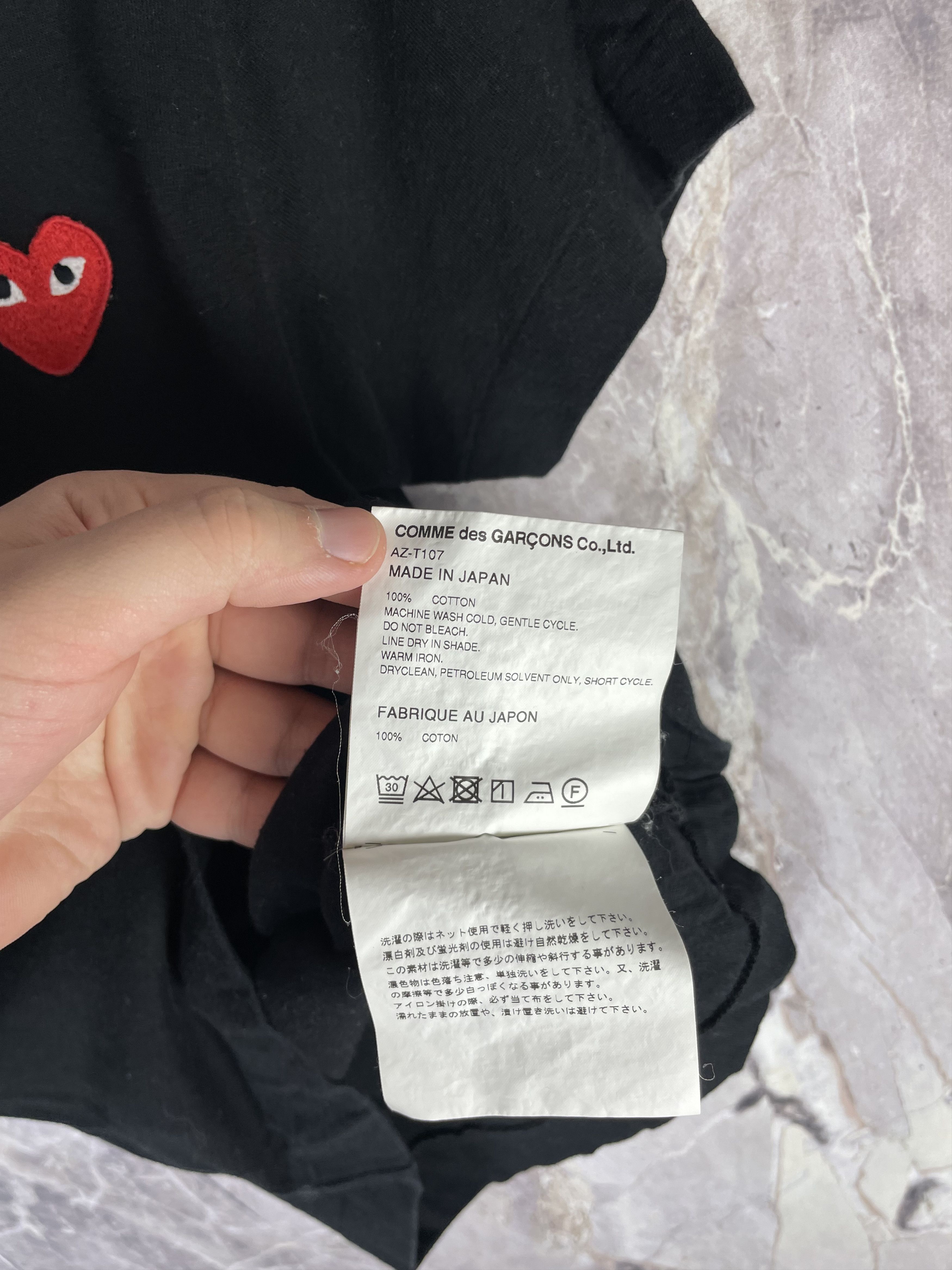 Comme des Garcons CDG Play Tee Size XS / US 0-2 / IT 36-38 - 6 Thumbnail