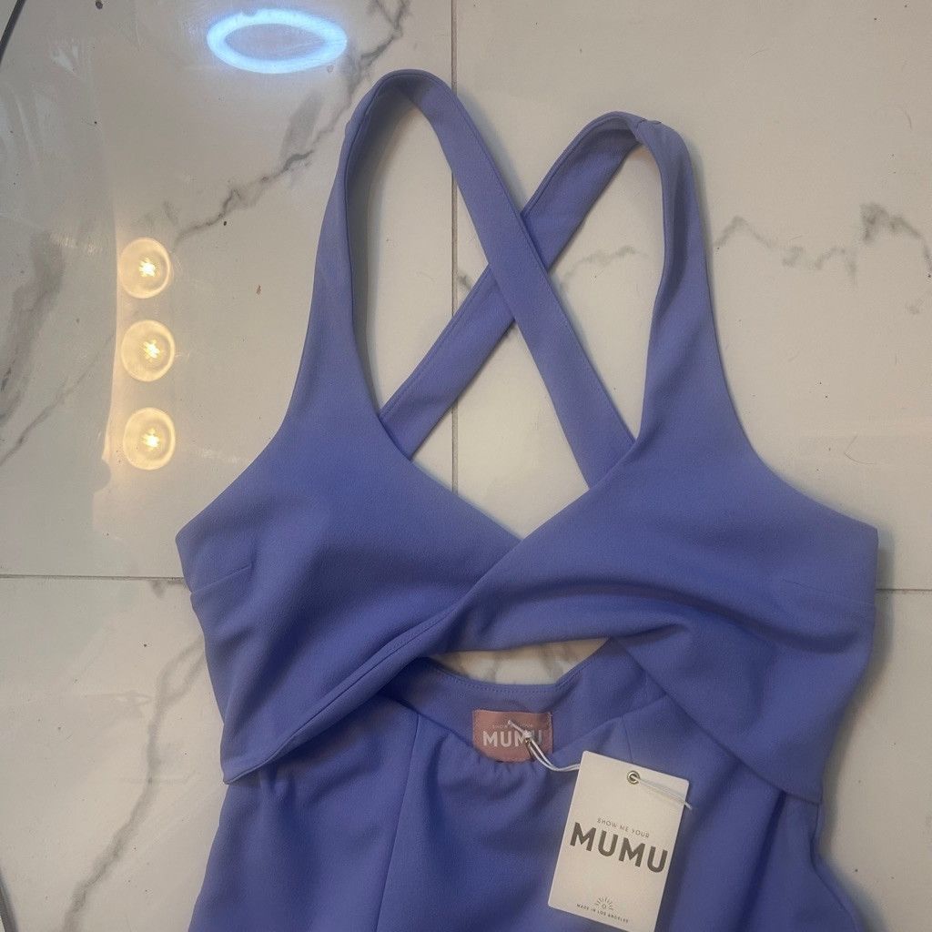 Show Me Your MuMu Women's show me Your MuMu Luca Periwinkle Dress L Size L / US 10 / IT 46 - 5 Thumbnail