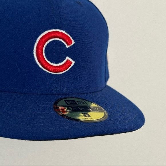 New Era New Era 59FIFTY Chicago Cubs 2016 World Series Fitted Sz 8 Size ONE SIZE - 4 Thumbnail