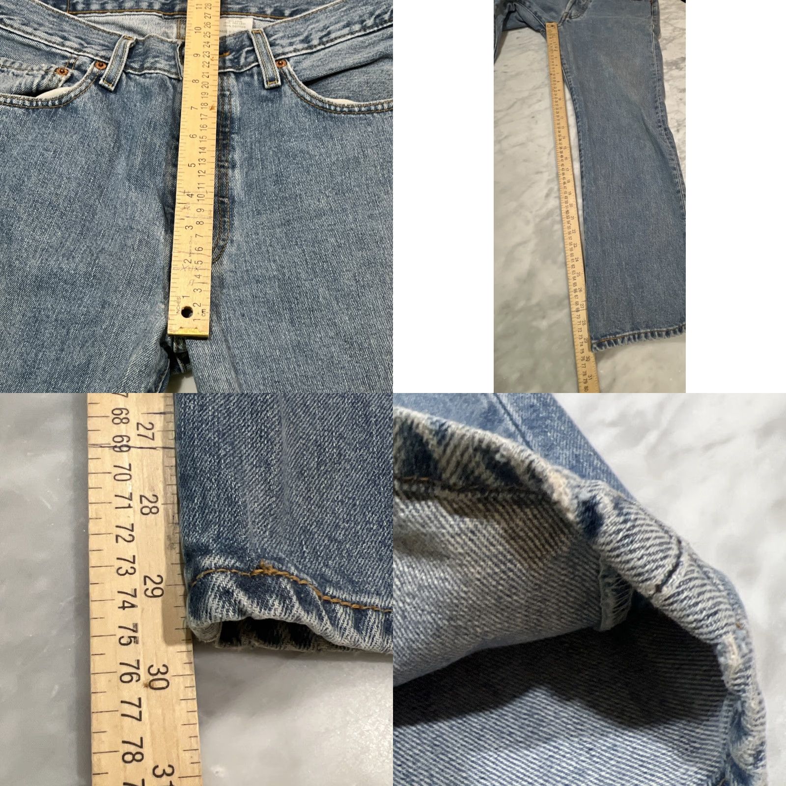 Levi's VINTAGE Levi’s 501 Jeans Button Fly Men’s 33x30 Blue Faded Straight Size US 33 - 10 Thumbnail