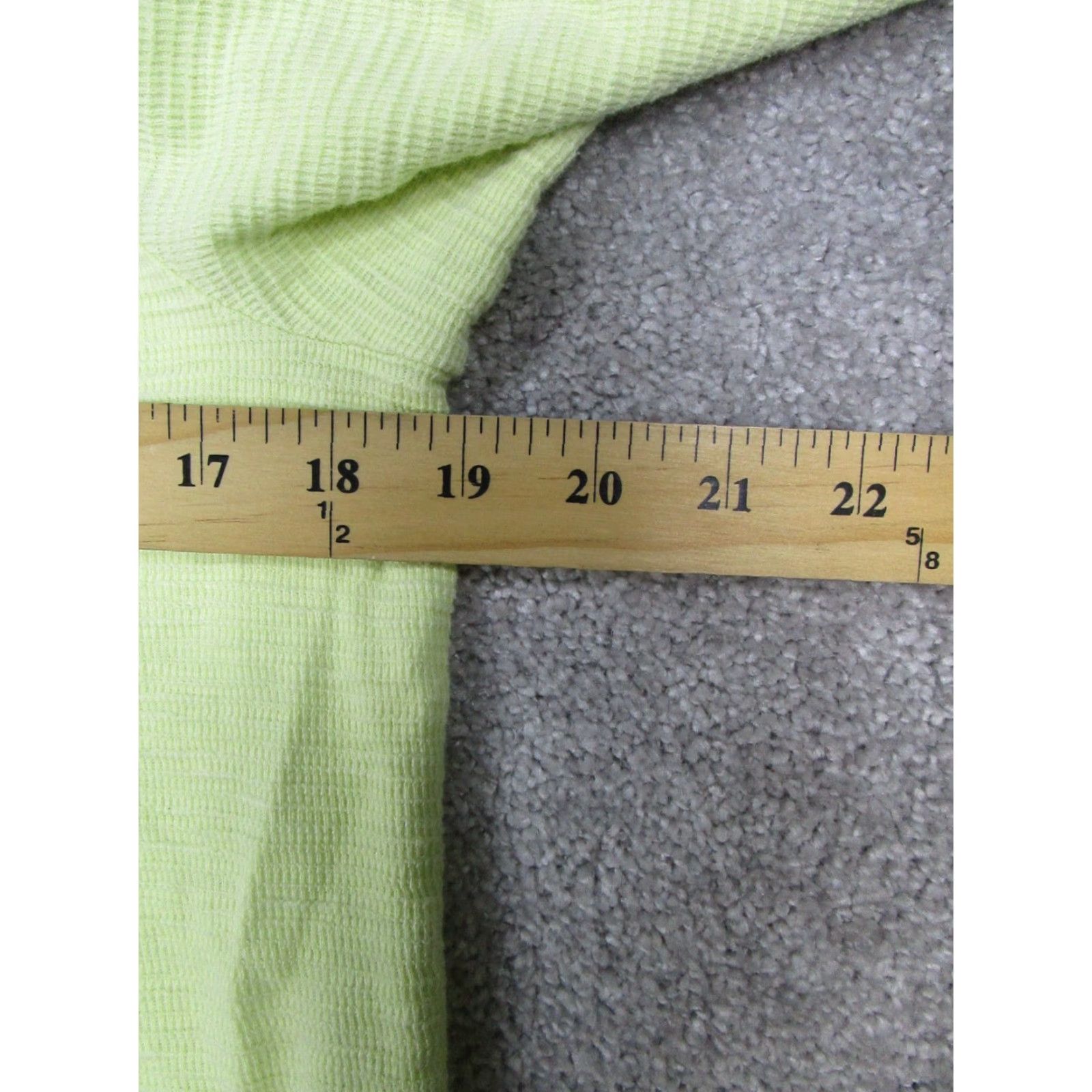J. Jill VINTAGE J. Jill Women's Hoodie Small Petite Green Waffle Knit Cotton Pullover Sweater Size S / US 4 / IT 40 - 6 Thumbnail