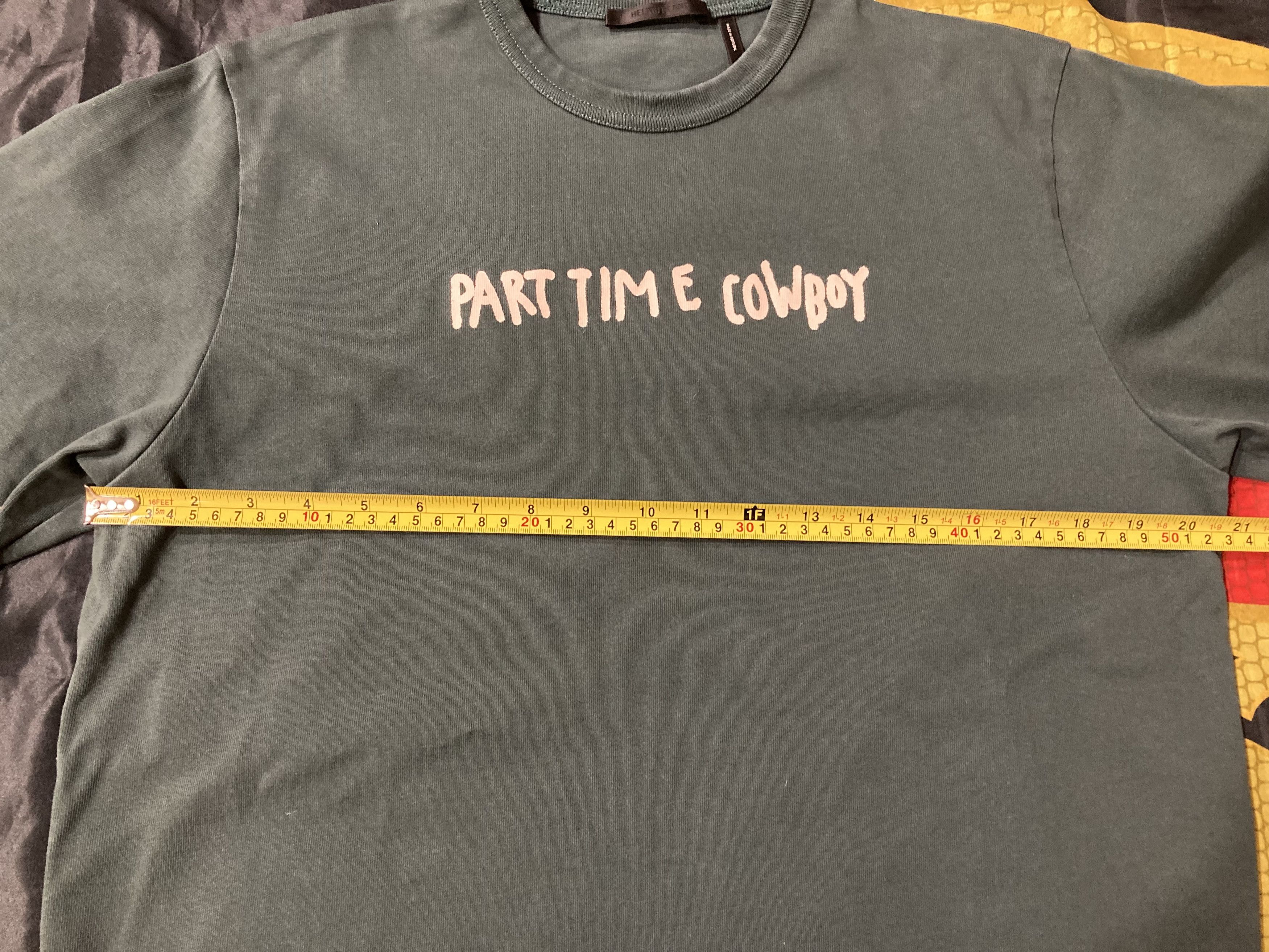 Helmut Lang Helmut Lang Part Time Cowboy Tee Cotton jersey Size US M / EU 48-50 / 2 - 6 Thumbnail