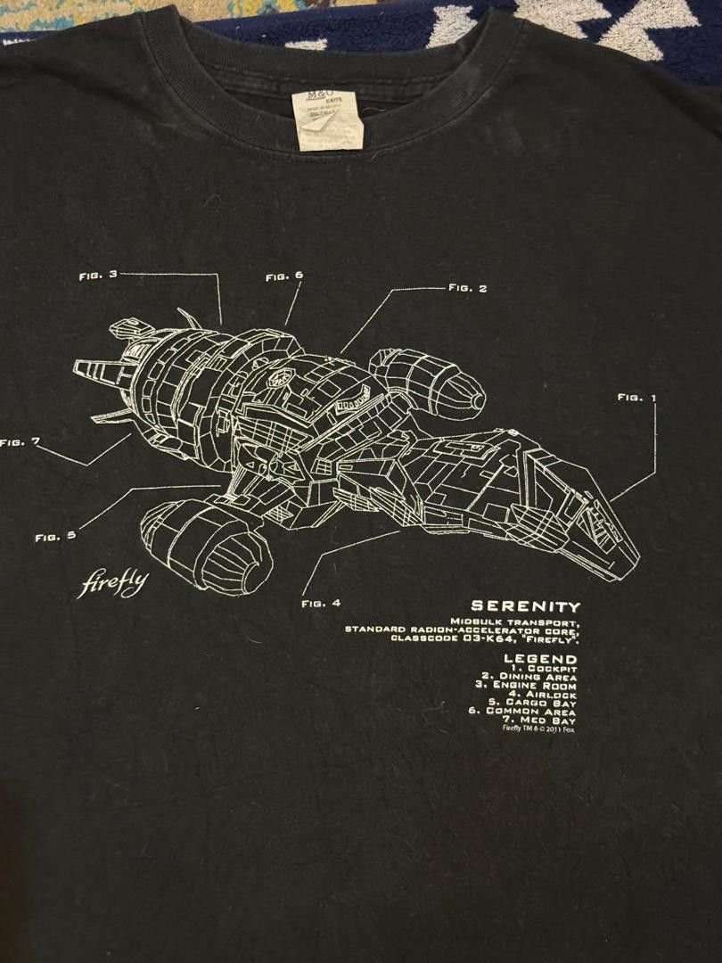 Vintage Vintage Firefly Serenity Spaceship Tee Size US L / EU 52-54 / 3 - 1 Thumbnail