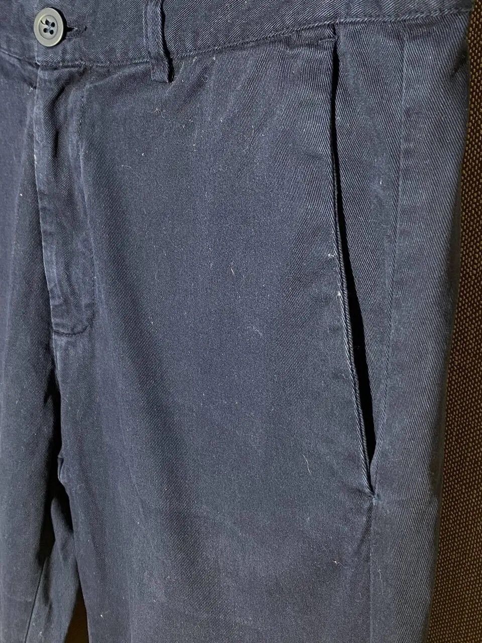 A Day's March A Day’s March Slim Fit Pant Trousers In Navy Size 48 Size US 30 / EU 46 - 2 Thumbnail
