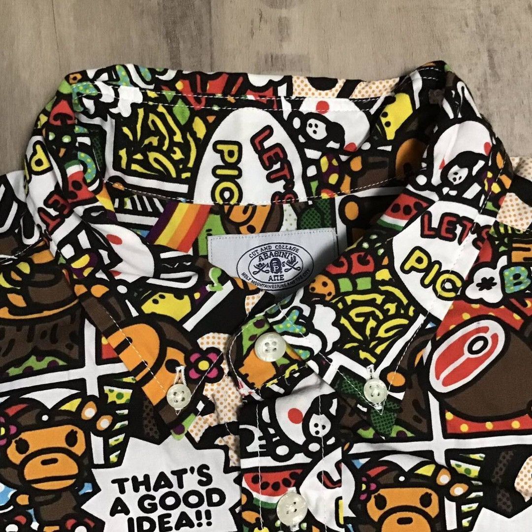 Bape BAPE Comic Milo & Lisa shirt a bathing ape Size US M / EU 48-50 / 2 - 5 Thumbnail