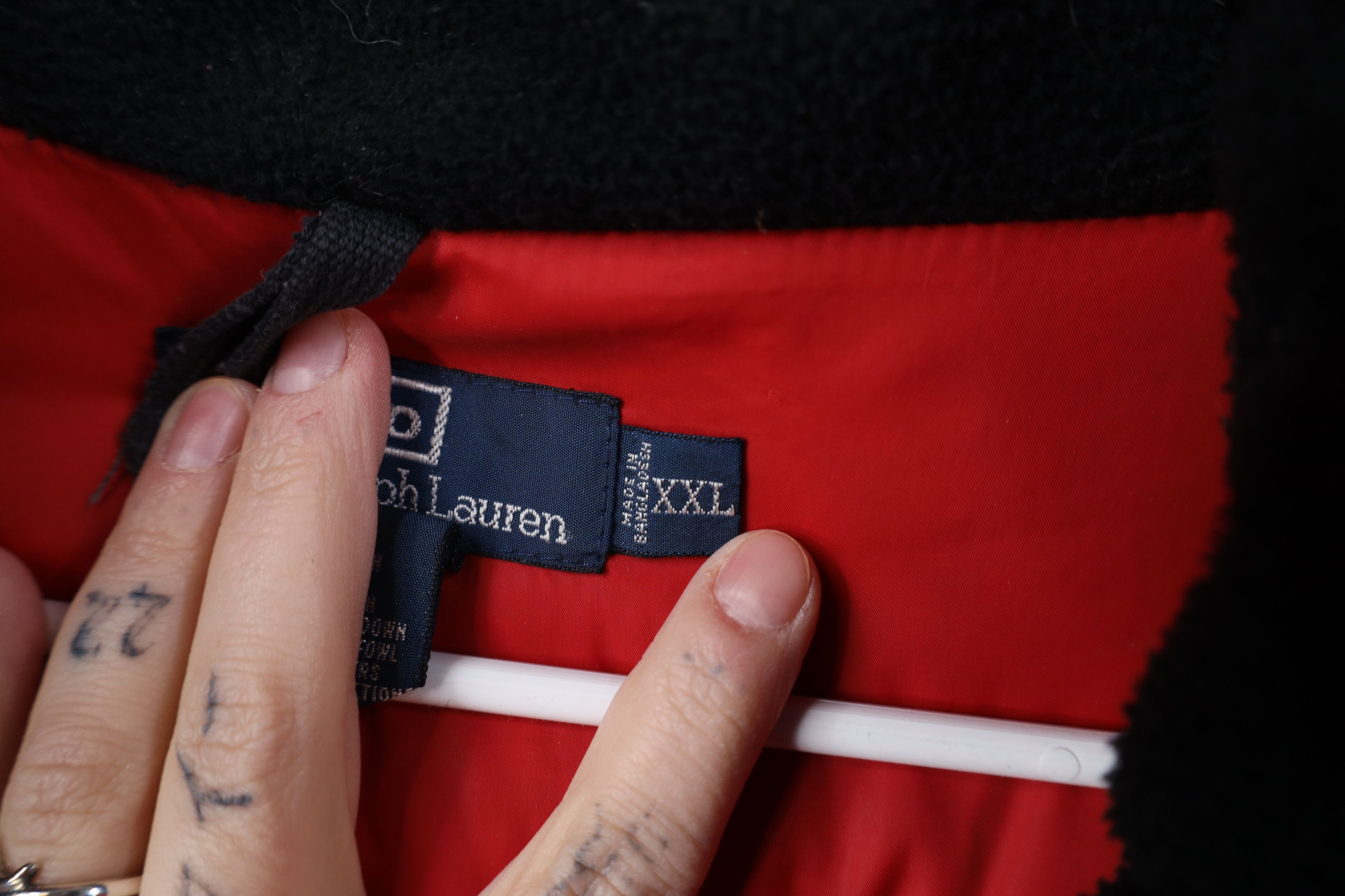 Ralph Lauren Vintage 90s Ralph Lauren Duck Down Puffer Bomber Jacket Red Size US XXL / EU 58 / 5 - 12 Thumbnail