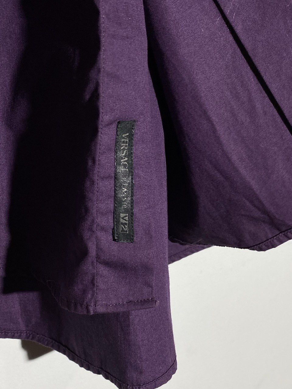 Versace Vintage Versace Classic Purple Shirt Size US L / EU 52-54 / 3 - 9 Thumbnail