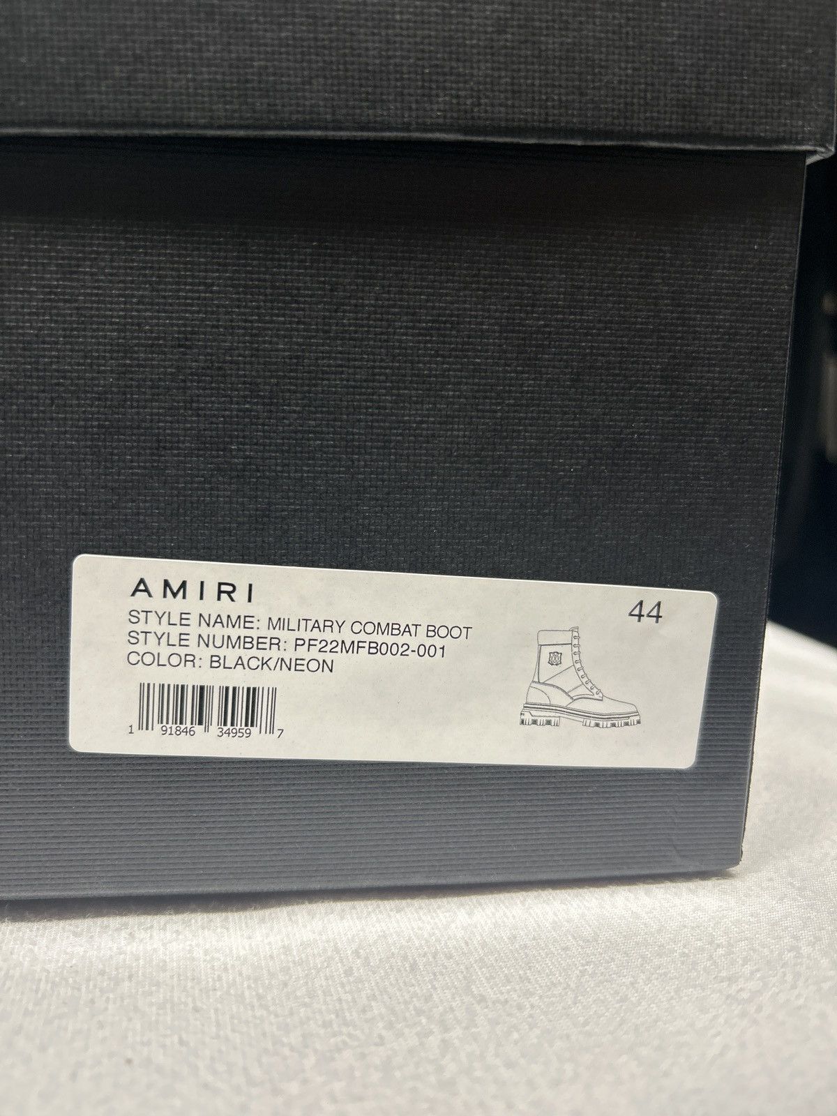 Amiri Amiri Fabric Ankle Boots Size US 11 / EU 44 - 12 Thumbnail