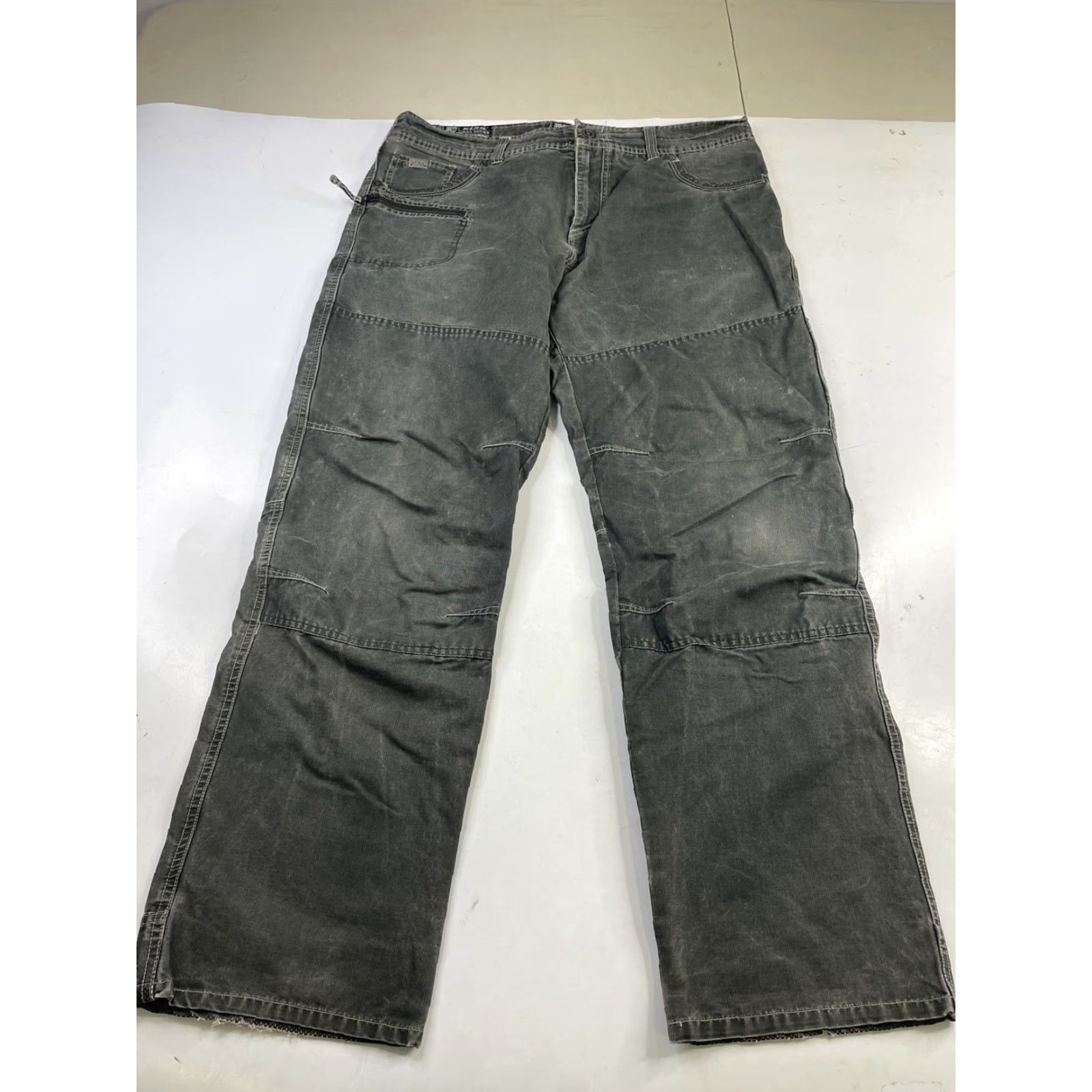 Vintage Kuhl Rebel Pants Mens 38x32 Gray Chino Straight Leg Crag Series Hiking Outdoor Size US 38 / EU 54 - 2 Thumbnail