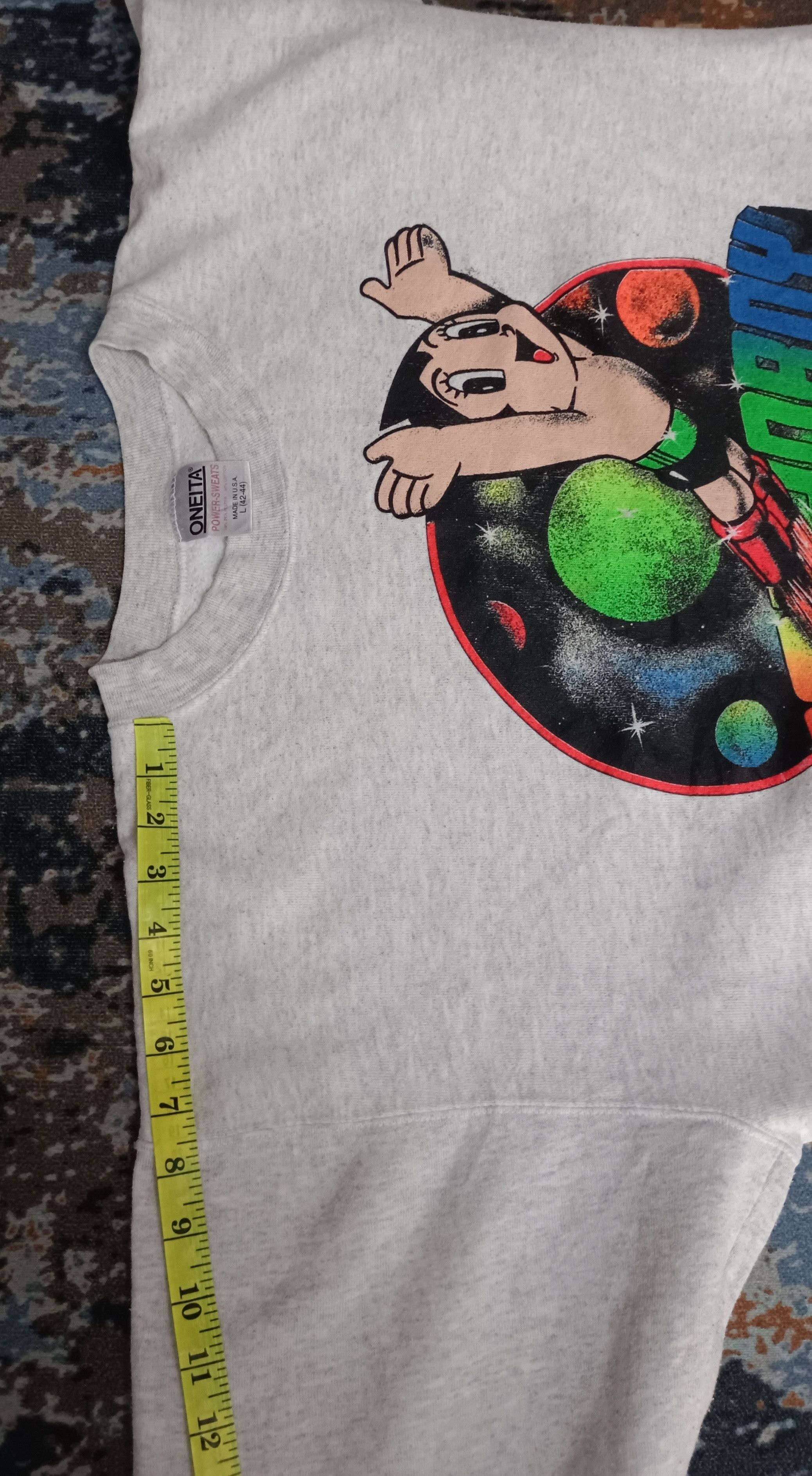 Anime Rare 90s 🔥 USA made Tezuka Osamu ASTRO BOY Size US L / EU 52-54 / 3 - 11 Thumbnail