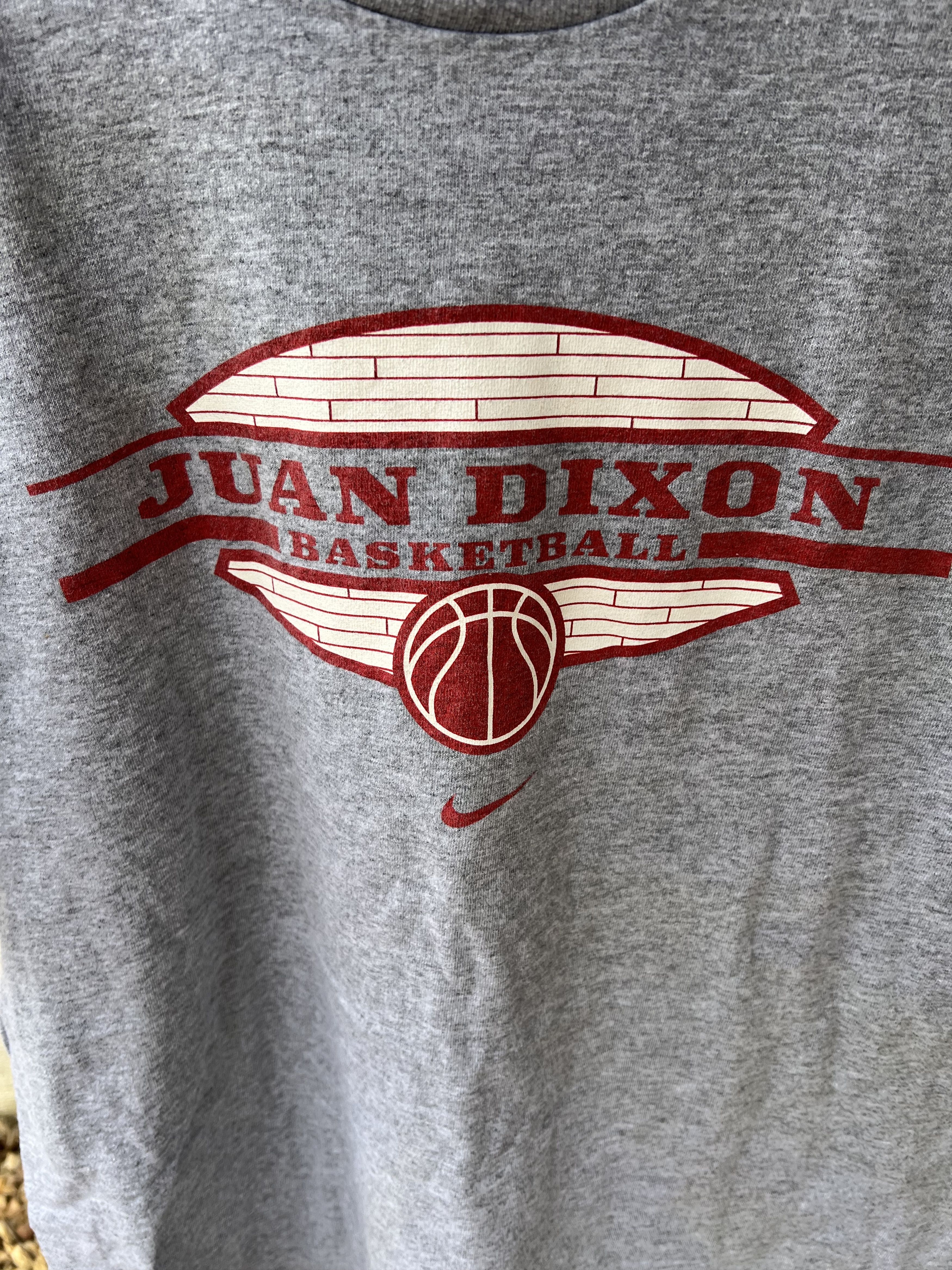 Nike Vintage Juan Dixon Basketball Tee / Silver Tag Size US M / EU 48-50 / 2 - 4 Thumbnail