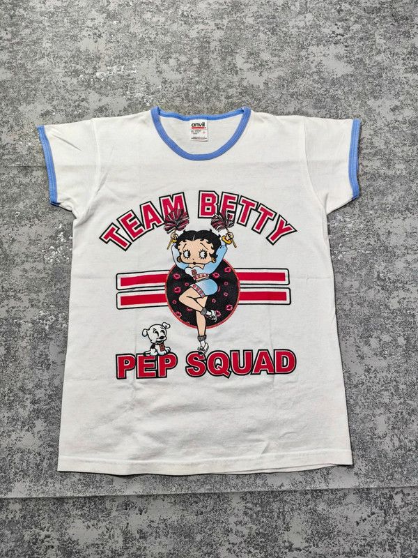 Cartoon Network × Vintage 80s 90s vintage Betty Boop Pep Squad Baby Tee Size US S / EU 44-46 / 1 - 2 Thumbnail