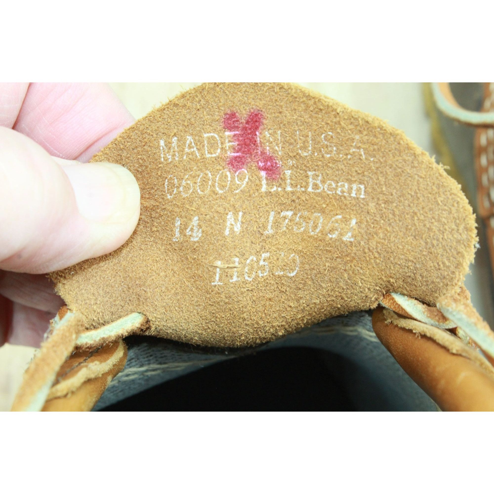 L.L. Bean × Leather LL Bean Rubber Slip On Unlined Moccasin Gumshoes Duck Boots Size US 14 / EU 47 - 7 Thumbnail