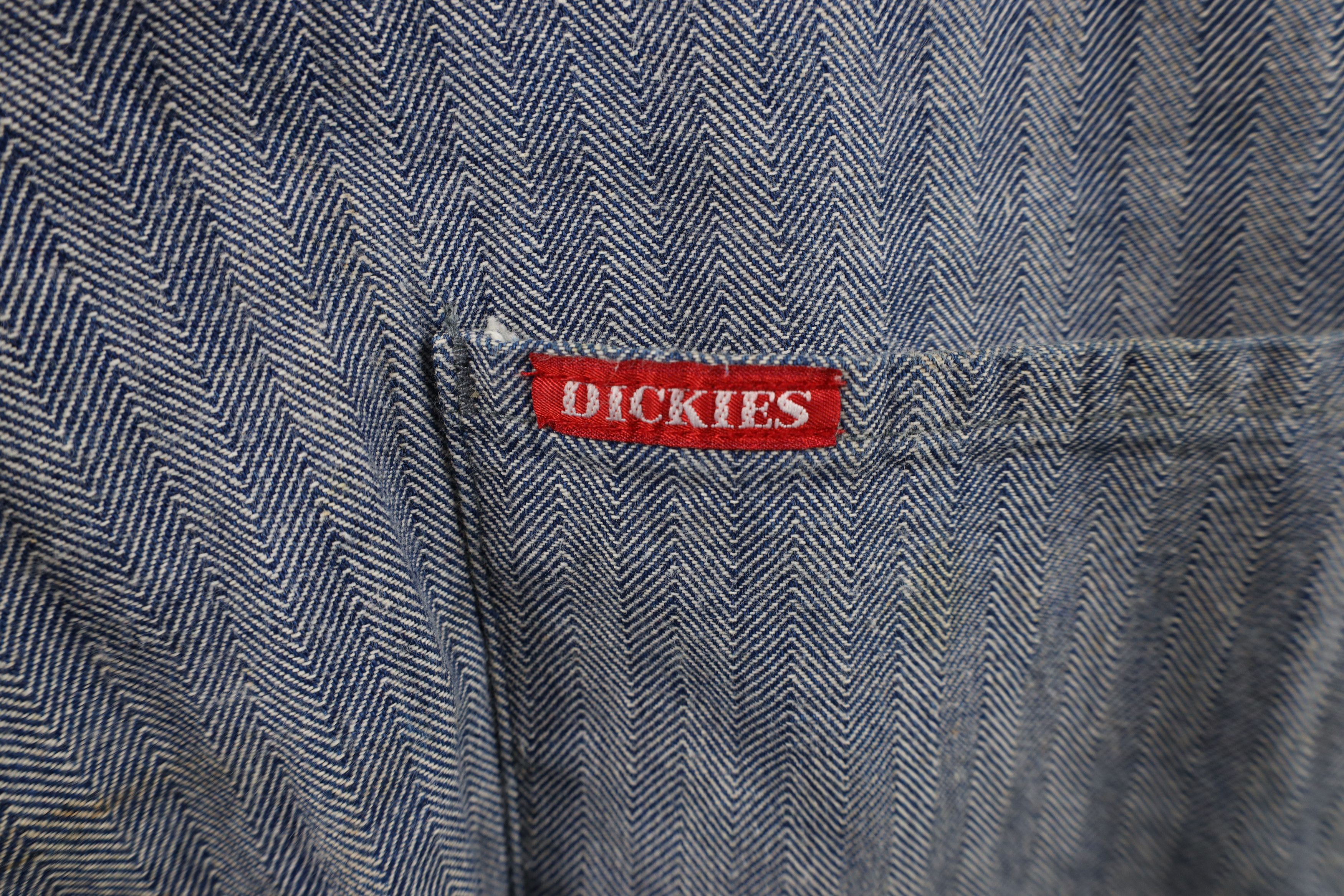 Dickies Vintage 70s Dickies HBT Herringbone Twill Coveralls Size US 38 / EU 54 - 19 Thumbnail