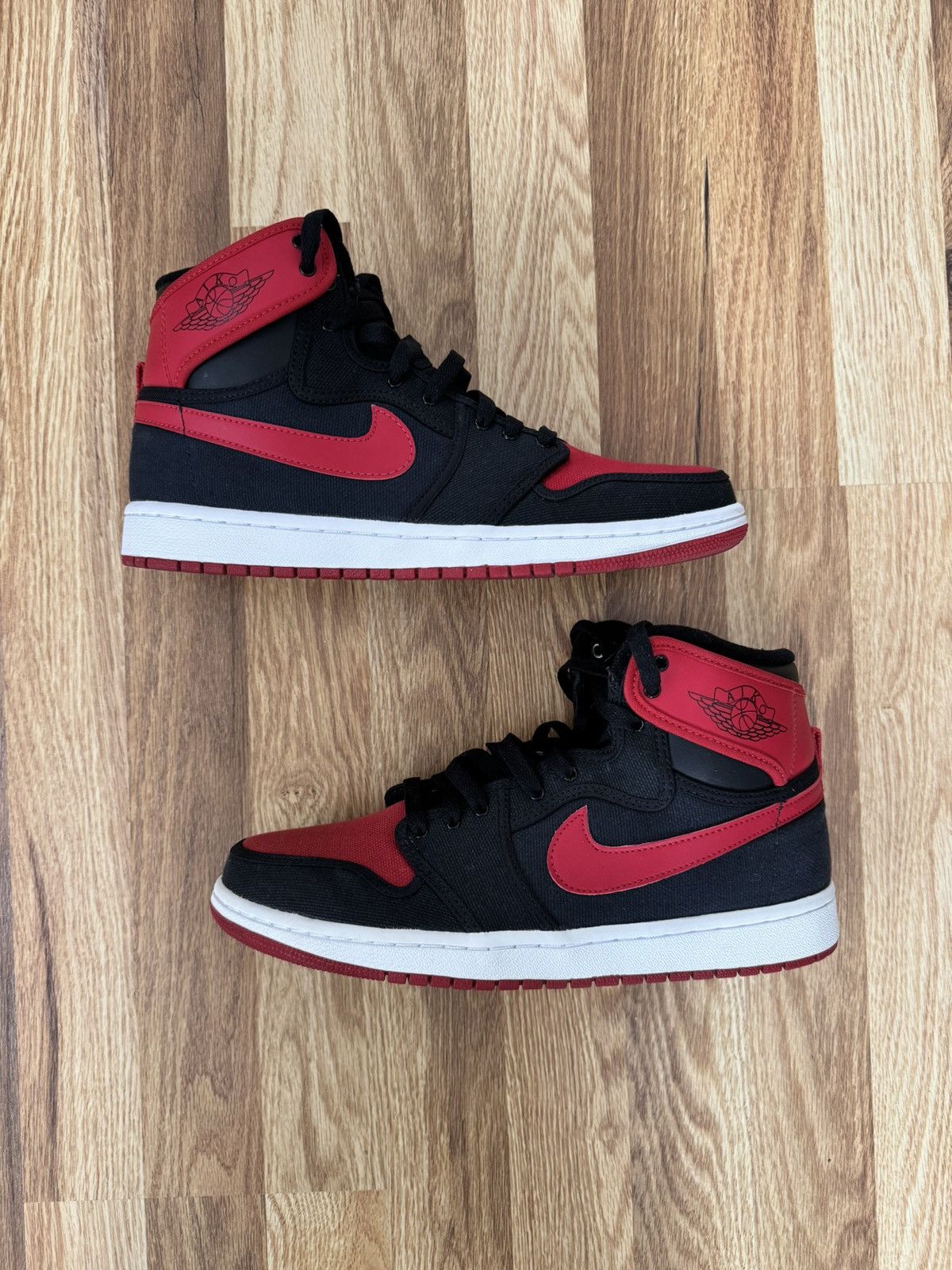 Air Jordan 1 bred hi retro KO sz9.5