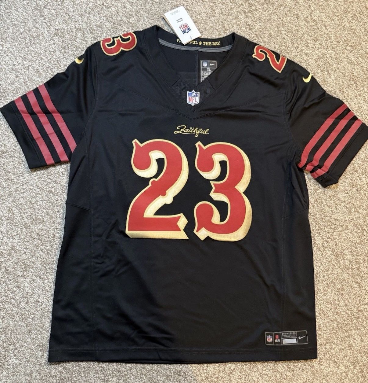 Nike Christian McCaffrey 49ers Rivalries Limited Jersey New XL Size US XL / EU 56 / 4 - 1 Thumbnail