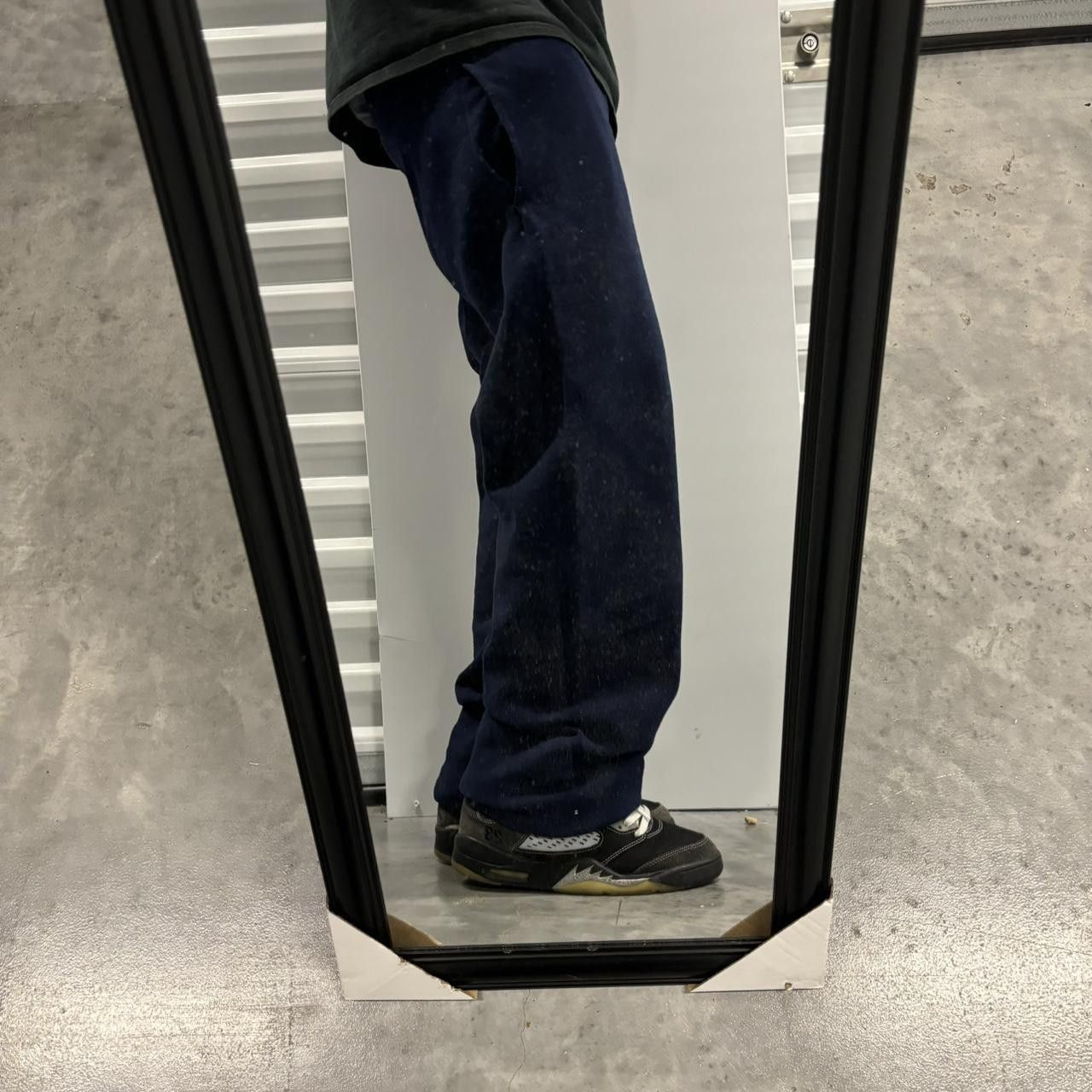 Japanese Brand × Vintage Crazy Vintage Y2K/2000s Navy Blue Comfy Essential Sweatpants! Size US 28 / EU 44 - 2 Thumbnail