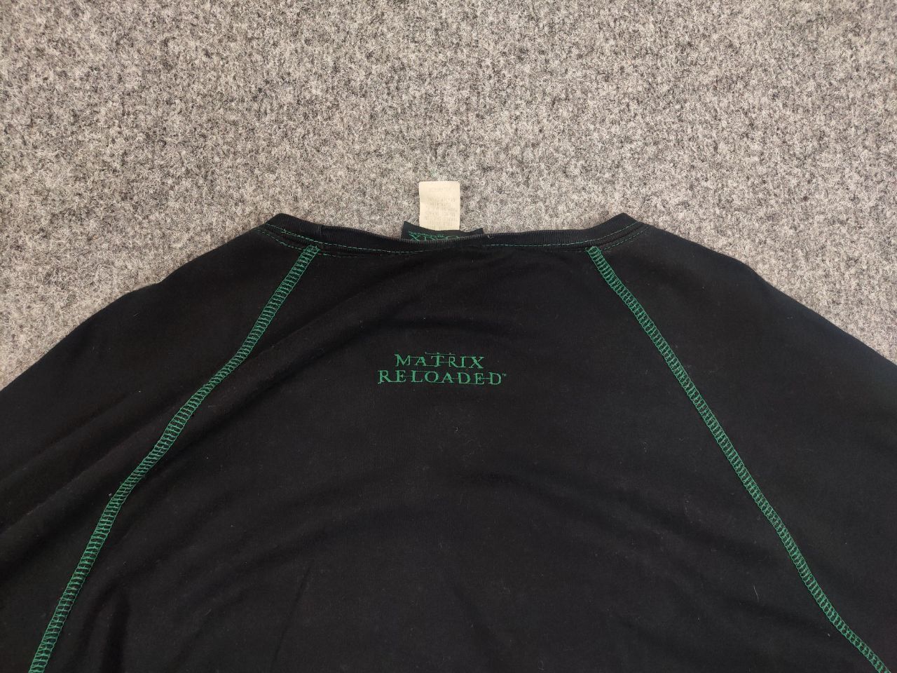 Vintage Vintage 00's Matrix Reloaded Movie Promo Long Sleeve Shirt Size US XL / EU 56 / 4 - 16 Thumbnail