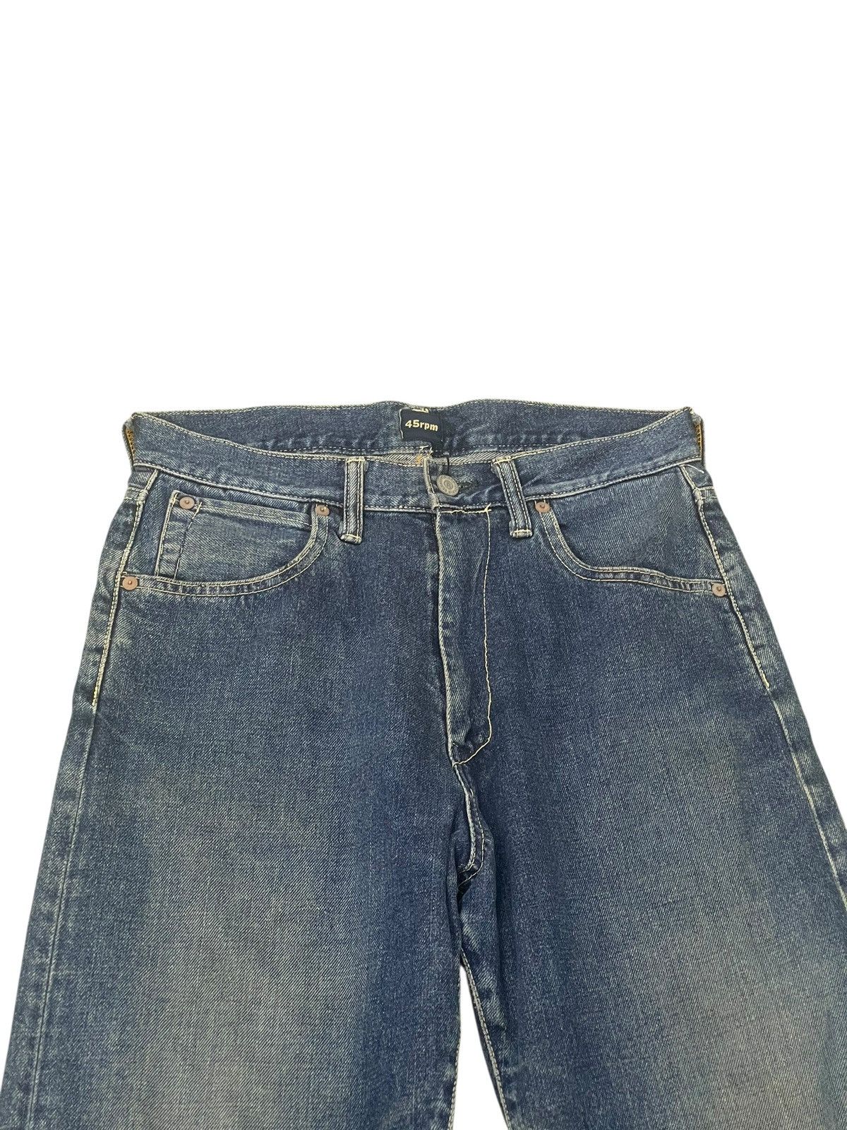 45rpm Loose Jeans 45rpm Japan Denim High Rise Relax Fit 2🟦2 Size US 30 / EU 46 - 12 Thumbnail