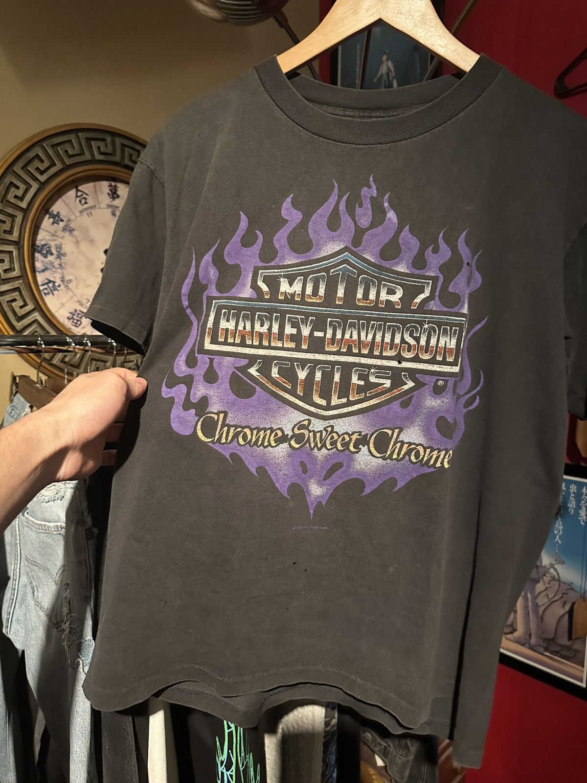 Chrome Sweet Chrome LS Tee – Vintage Harley Davidson Long