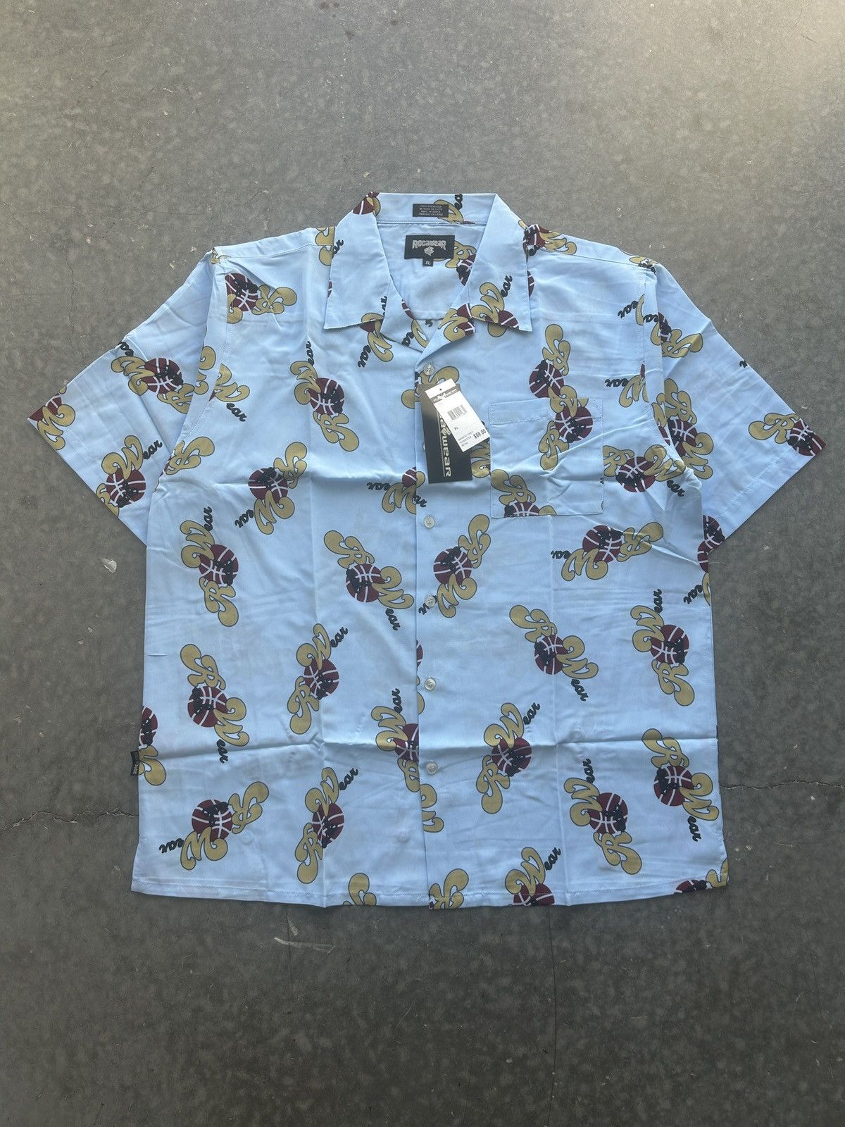 Rocawear × Vintage BNWT Vintage Y2K Rocawear Logo Button Up Shirt Size US XXL / EU 58 / 5 - 1 Thumbnail