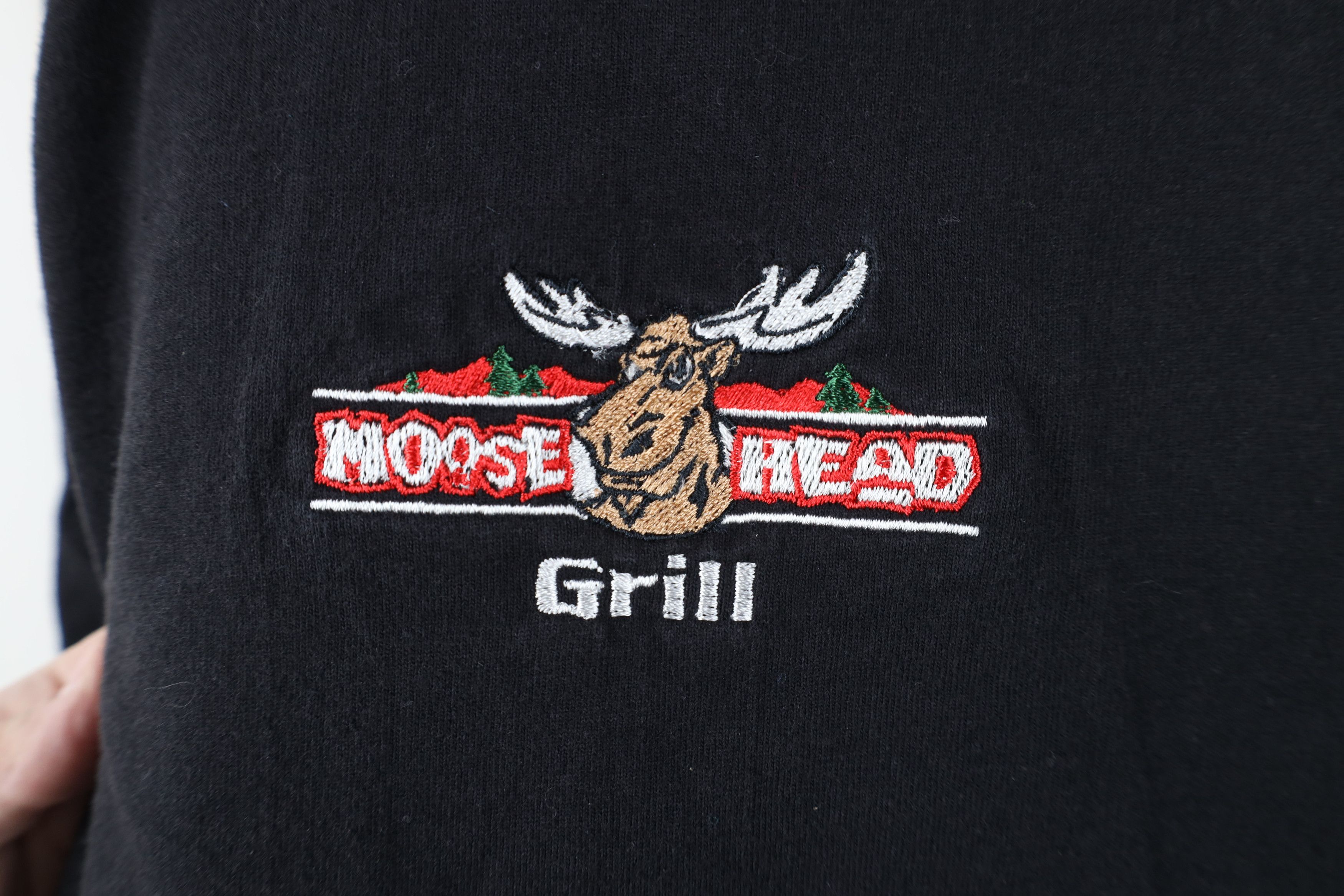 Vintage Vintage Spell Moose Head Grill Short Sleeve T-Shirt Black Size US XXL / EU 58 / 5 - 4 Thumbnail