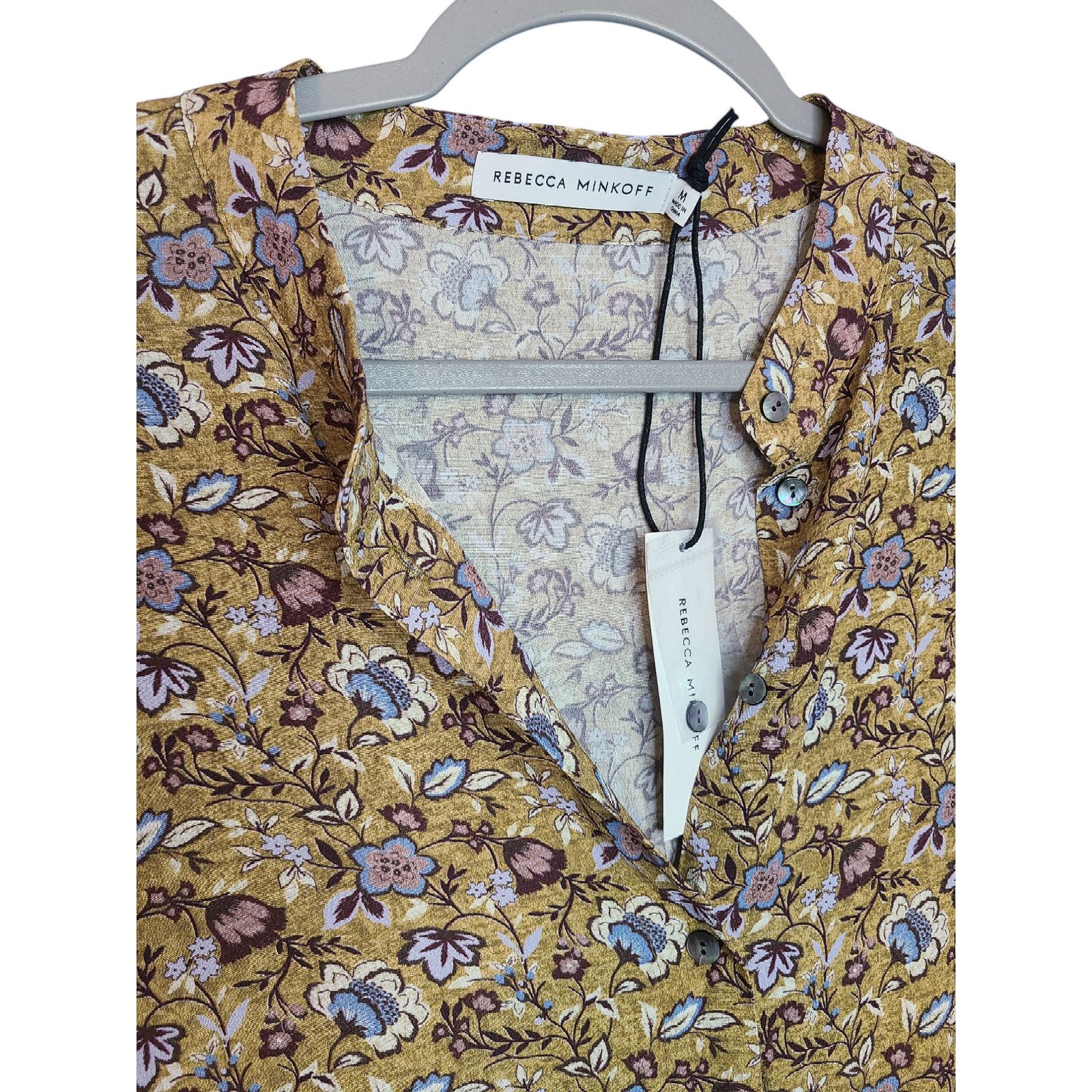 Rebecca Minkoff Rebecca Minkoff Helen Dress Floral Print Size Medium NWT Size M / US 6-8 / IT 42-44 - 4 Thumbnail