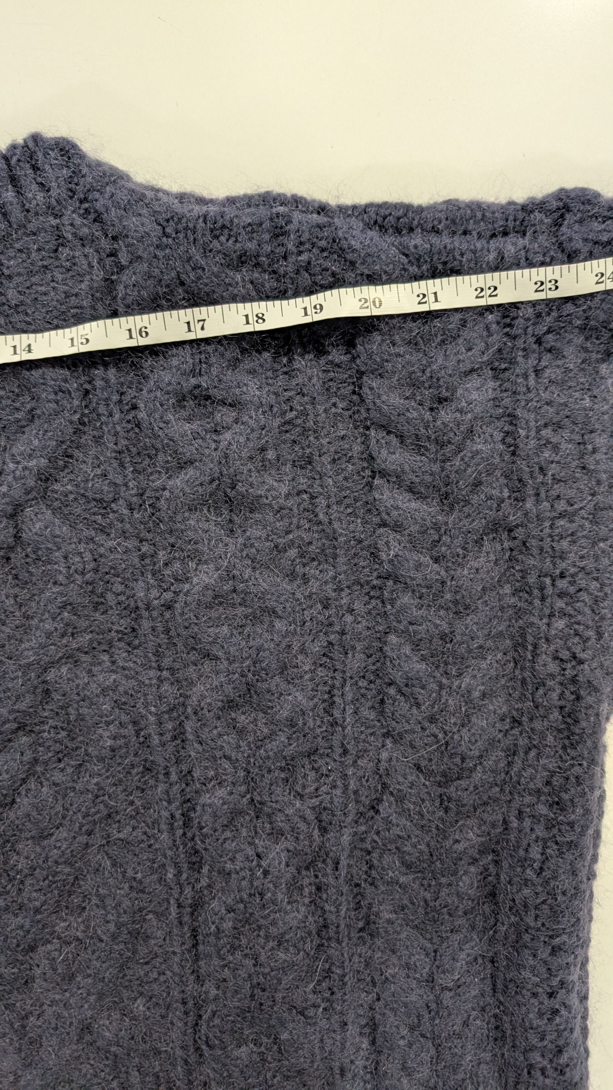 Isabel Marant Isabel Marant Erik Sweater Mohair Midnight Blue Cable Knit Size US S / EU 44-46 / 1 - 6 Thumbnail