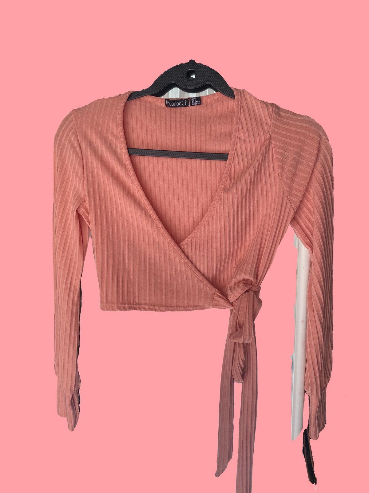 Boohoo Wrap knot top Size S / US 4 / IT 40 - 2 Thumbnail