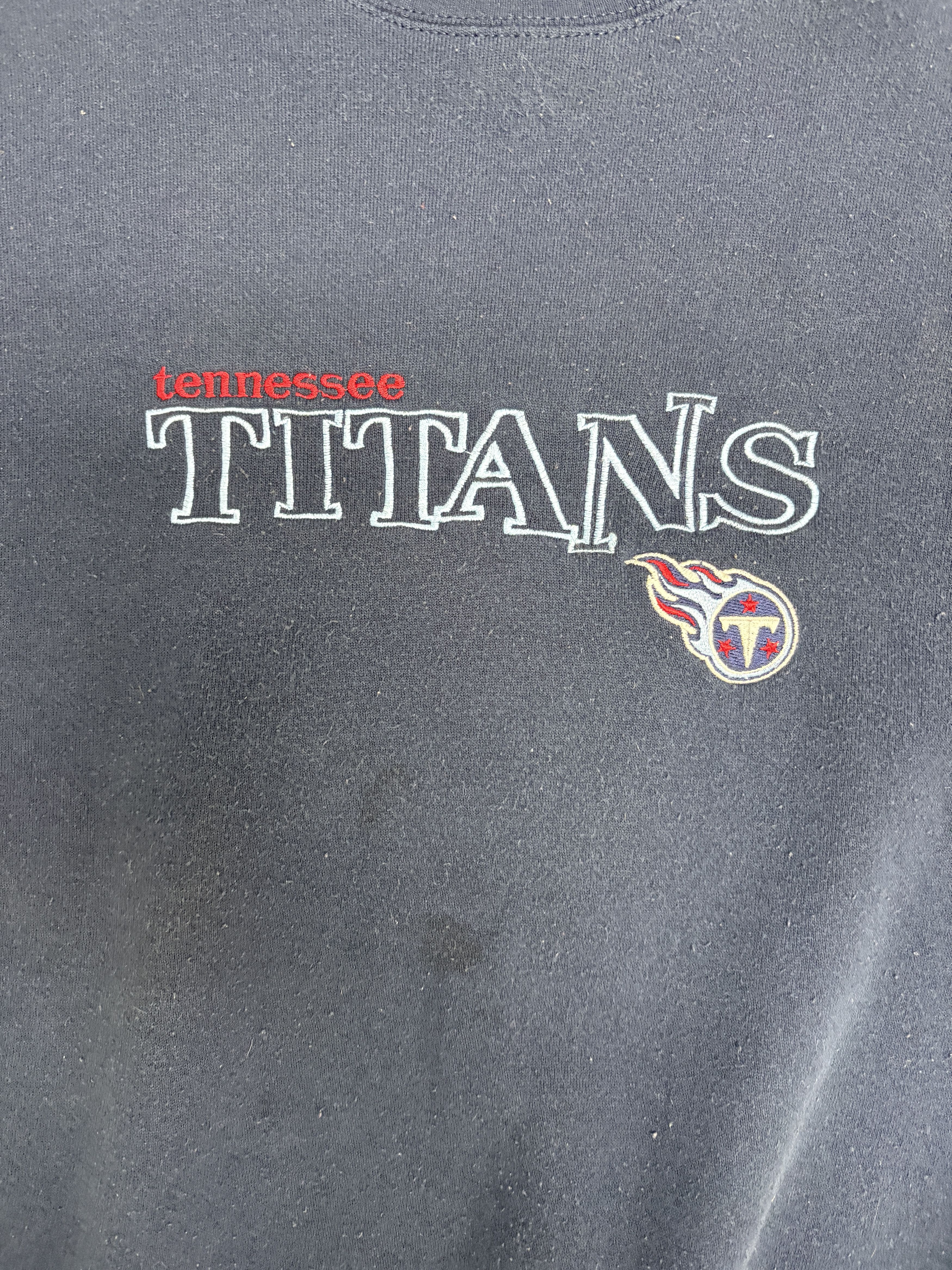 Vintage Tennessee Titans Embroidered Vintage Blue Crewneck Sweater Size US M / EU 48-50 / 2 - 2 Thumbnail