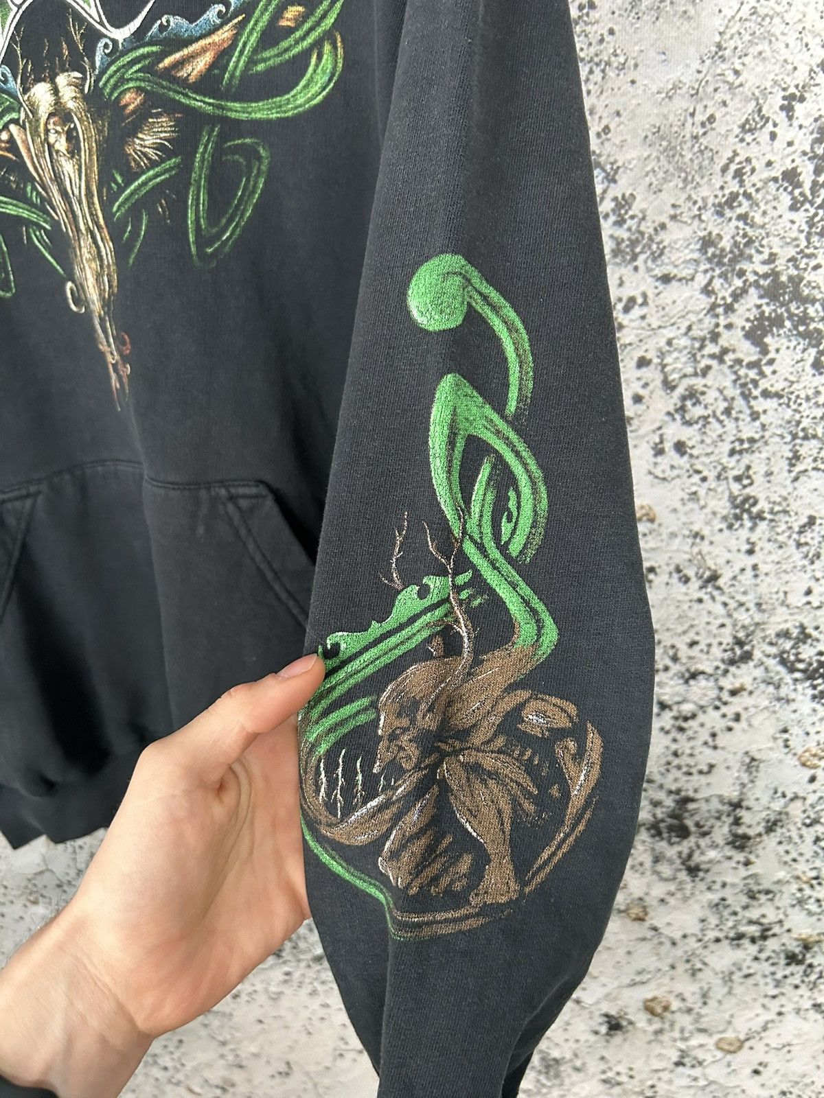 Vintage Vintage Finntroll Black Metal Rock Hoodie Avant Garde Punk Size US L / EU 52-54 / 3 - 5 Thumbnail