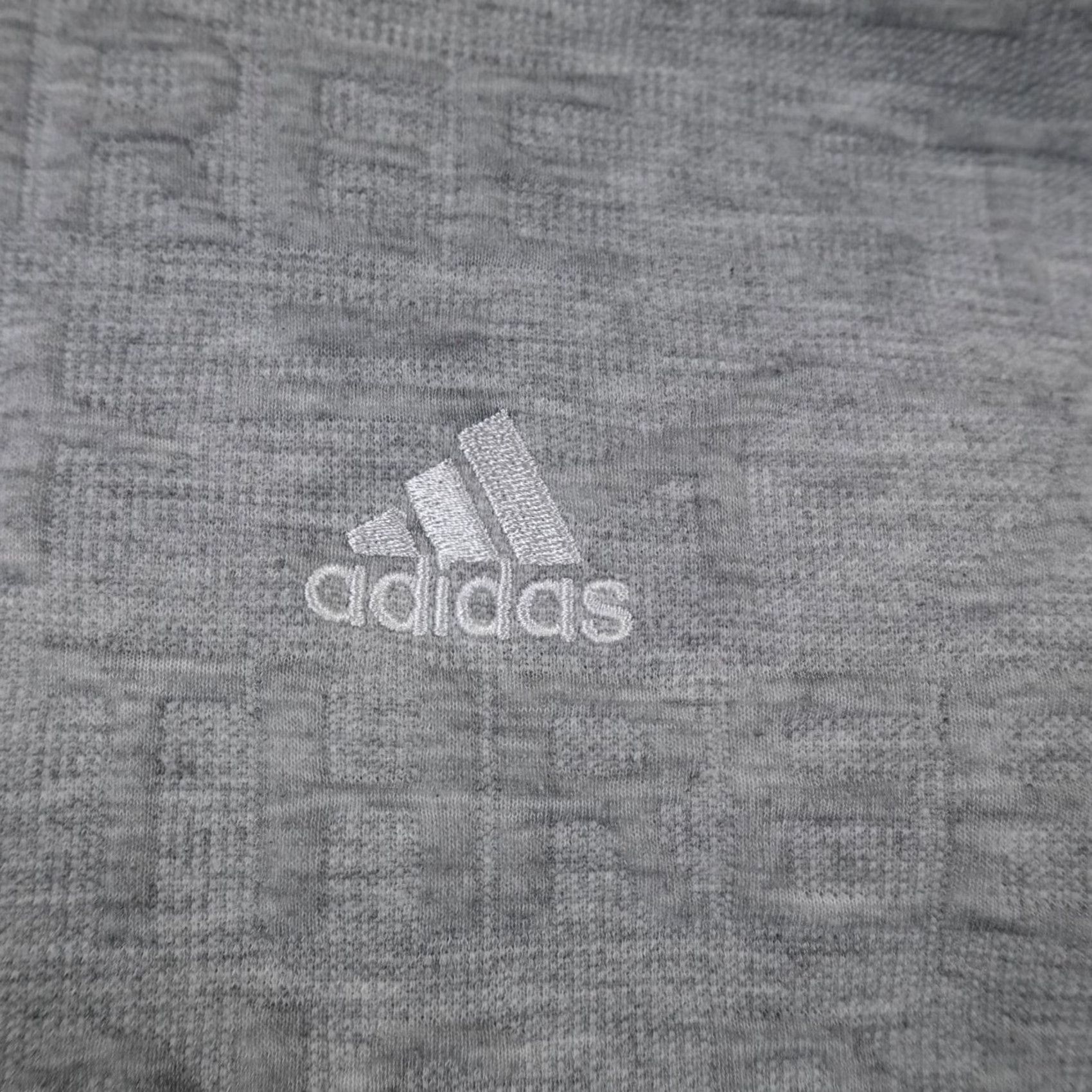 Adidas Adidas Sweater Mens Large Gray White Outdoor Sweatshirt Hoodie Active Athletic Mens L Gray White Outdoor Sweater Hoodie Regular Fit Size US L / EU 52-54 / 3 - 2 Thumbnail