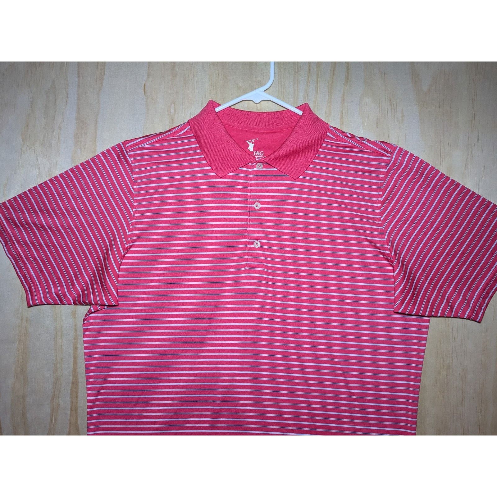 Other Fairway & Greene Men's Large F&G Tech Polo Shirt Striped Size US L / EU 52-54 / 3 - 3 Thumbnail
