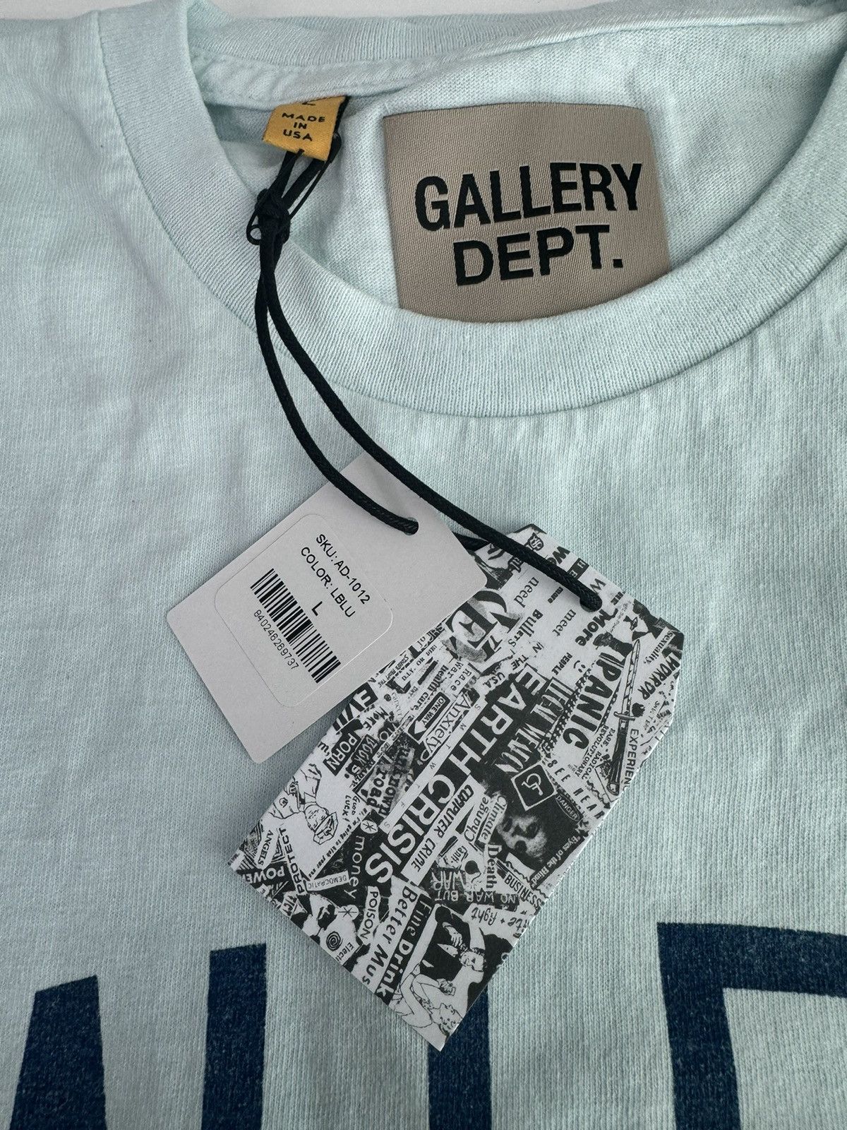 Gallery Dept. Gallery dept ice blue tee Size US L / EU 52-54 / 3 - 3 Thumbnail