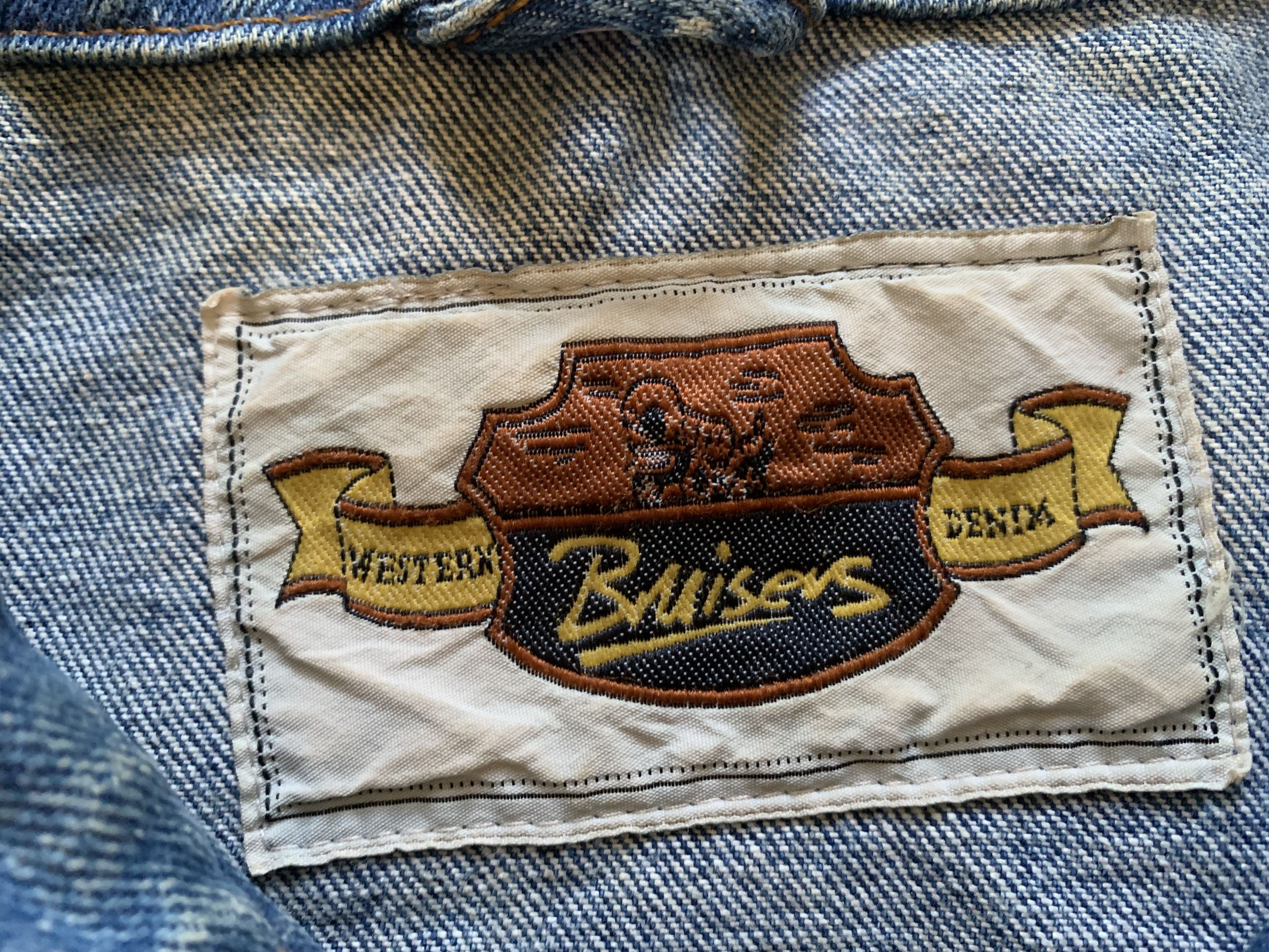 Vintage Vintage Buisers Western Denim Jacket 80s Size US XL / EU 56 / 4 - 6 Thumbnail