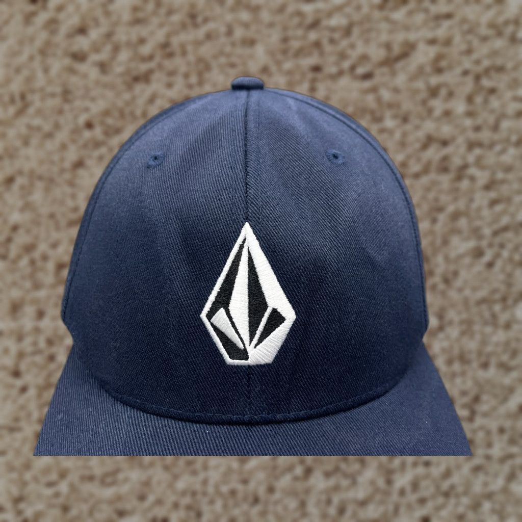 Volcom Volcom Hat Cap Fitted XL Adult Blue Cotton Polyester Blend Baseball Cap Men Size ONE SIZE - 1 Thumbnail