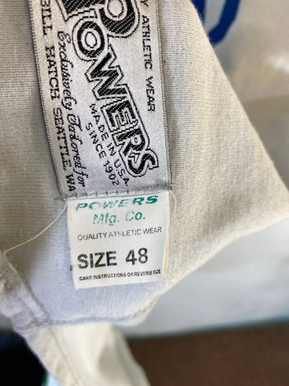 MLB vintage falcons baseball jersey by powers mfg made in usa Size US L / EU 52-54 / 3 - 5 Thumbnail