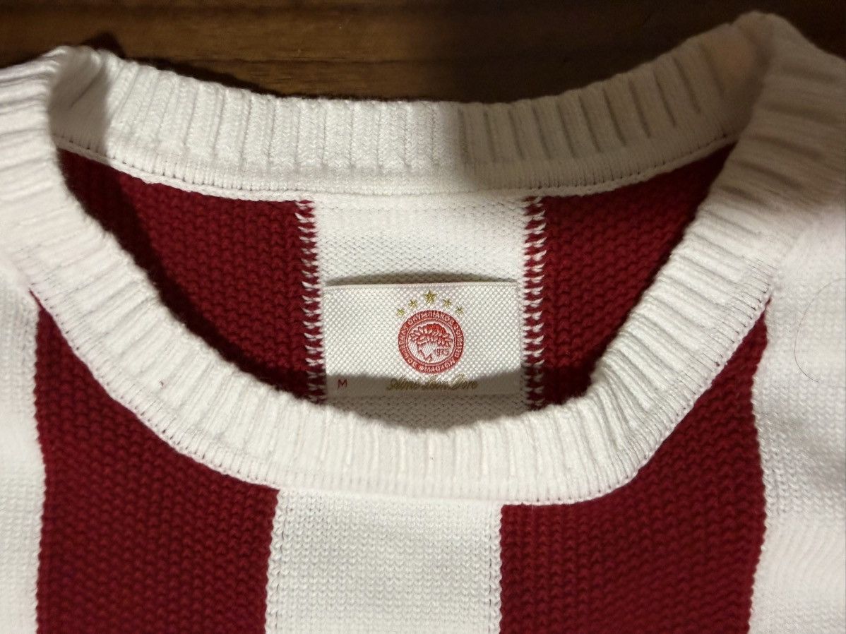 Aime Leon Dore Aime Leon Dore ALD Olympiacos F.C. Striped Crewneck Sweater Size US M / EU 48-50 / 2 - 10 Thumbnail