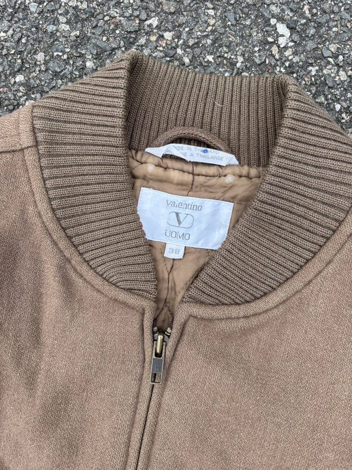 Valentino Vintage 1980s Valentino Garavani Lined Bomber Jacket. Size US L / EU 52-54 / 3 - 3 Thumbnail