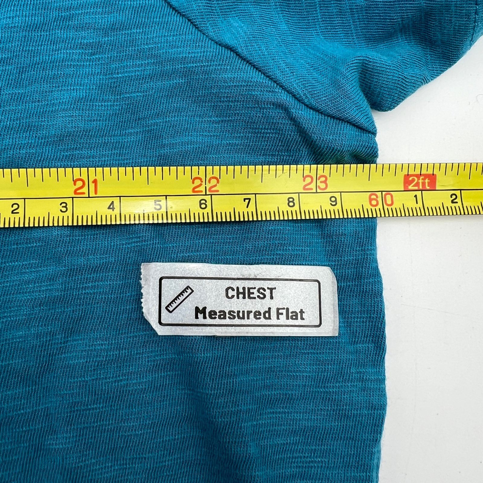 Theory Theory Essential Pocket Tee Shirt Teal Blue Short Sleeves Size US XL / EU 56 / 4 - 4 Thumbnail