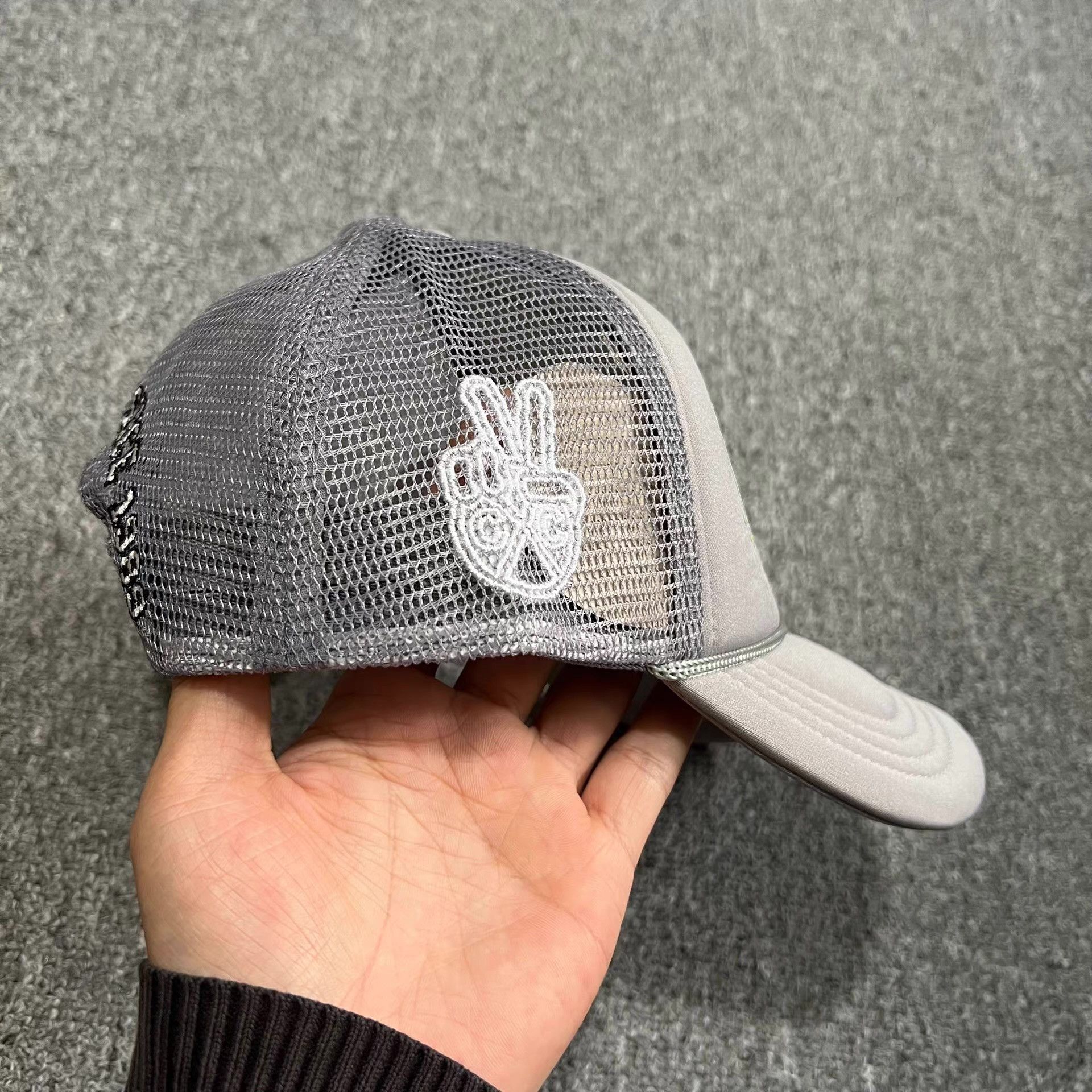 Cross Colours Cross Colours Curved Brim Mesh Trucker Baseball Cap Q7 Size ONE SIZE - 6 Thumbnail