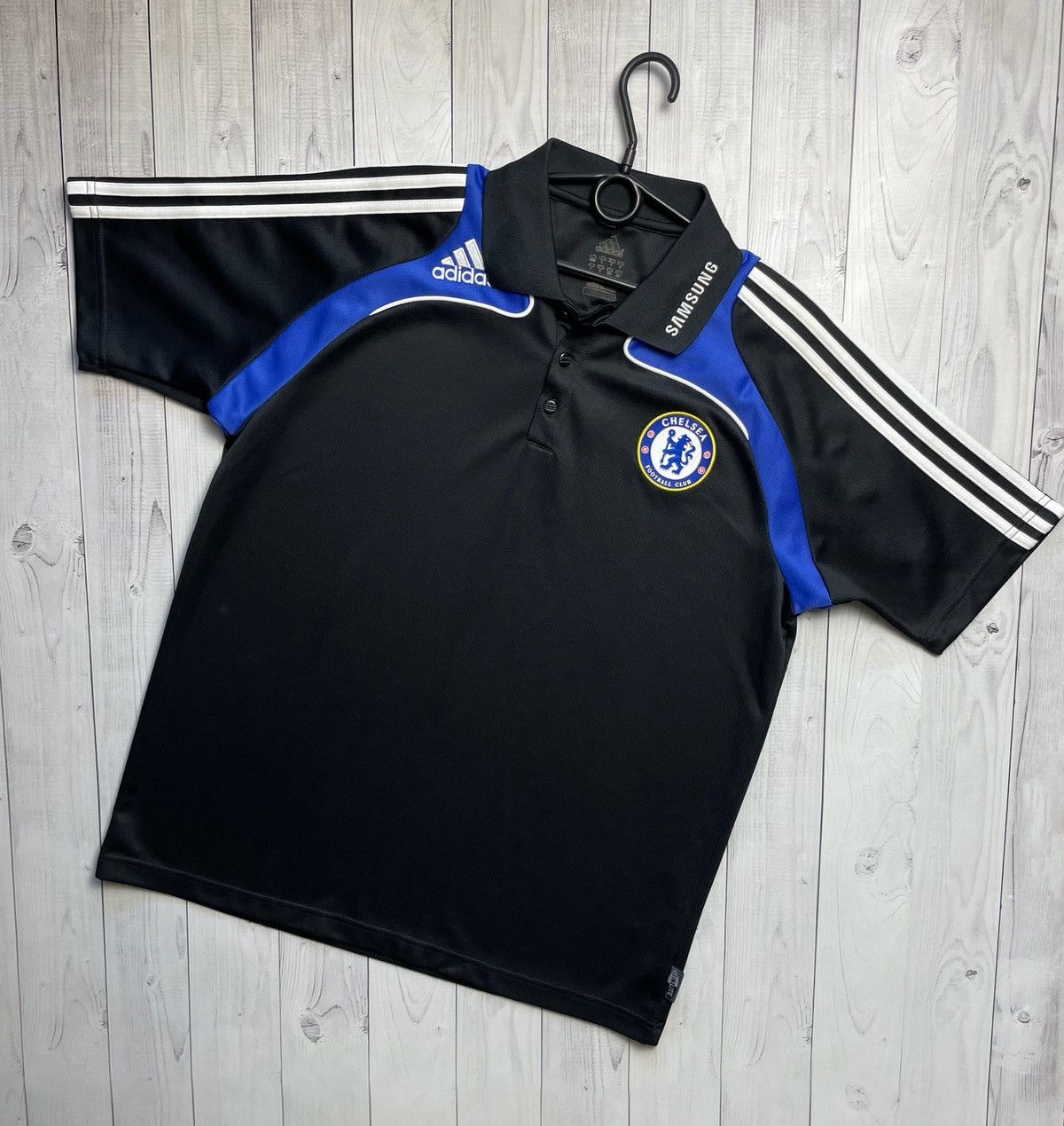 Vintage Vintage adidas Chelsea soccer polo jersey size L Samsung Size US L / EU 52-54 / 3 - 1 Thumbnail