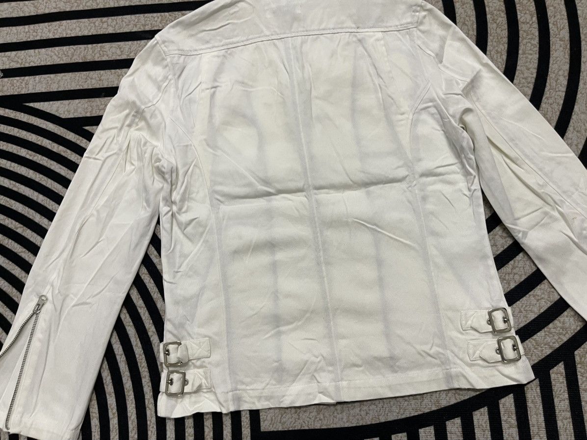 In The Attic 2000s IN THE ATTIC BIKER JACKET OFF WHITE COTTON Size US M / EU 48-50 / 2 - 15 Thumbnail
