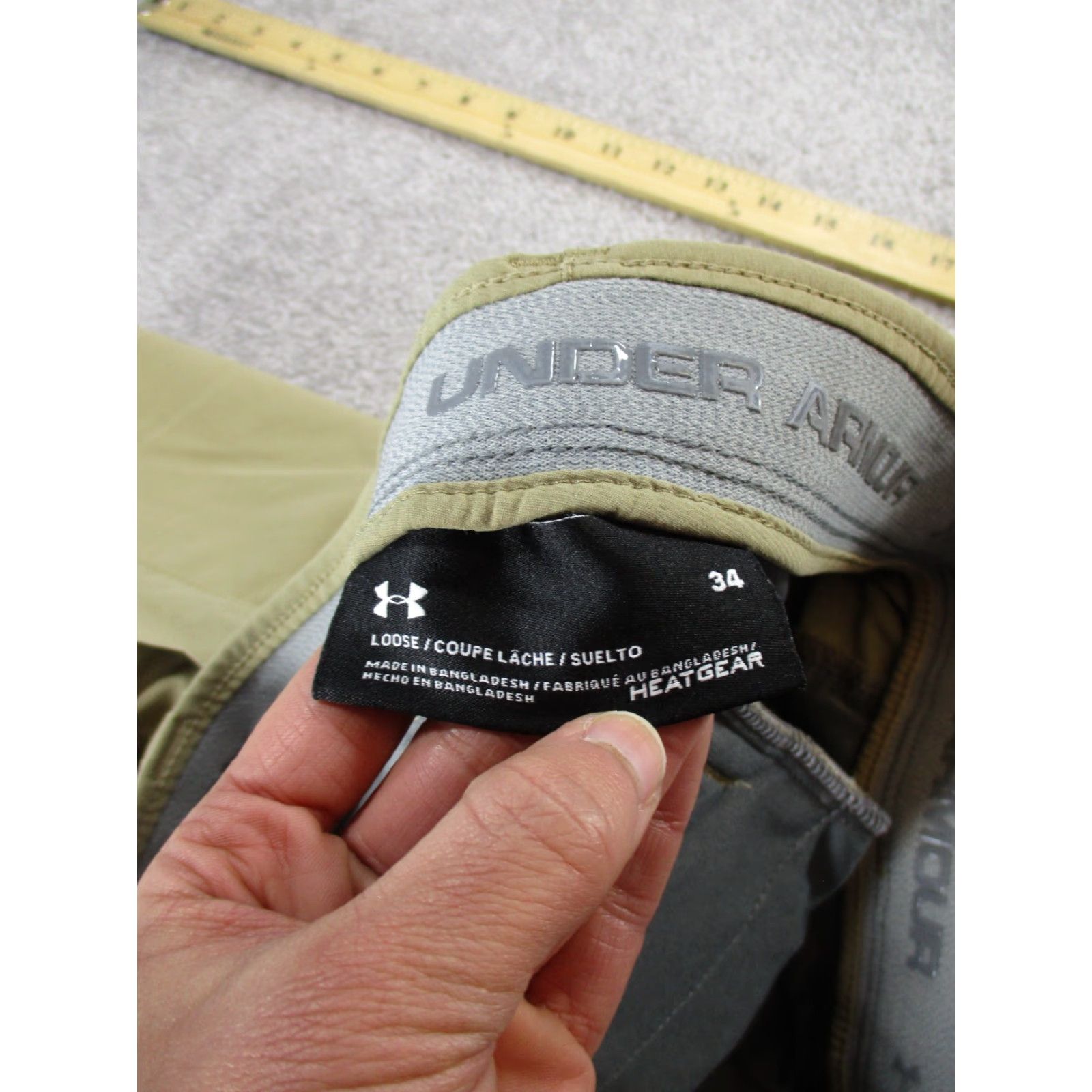Under Armour Under Armour Shorts 34 Chino Lightweight Khaki Mens Outdoor Sports Casual Size US 34 / EU 50 - 7 Thumbnail