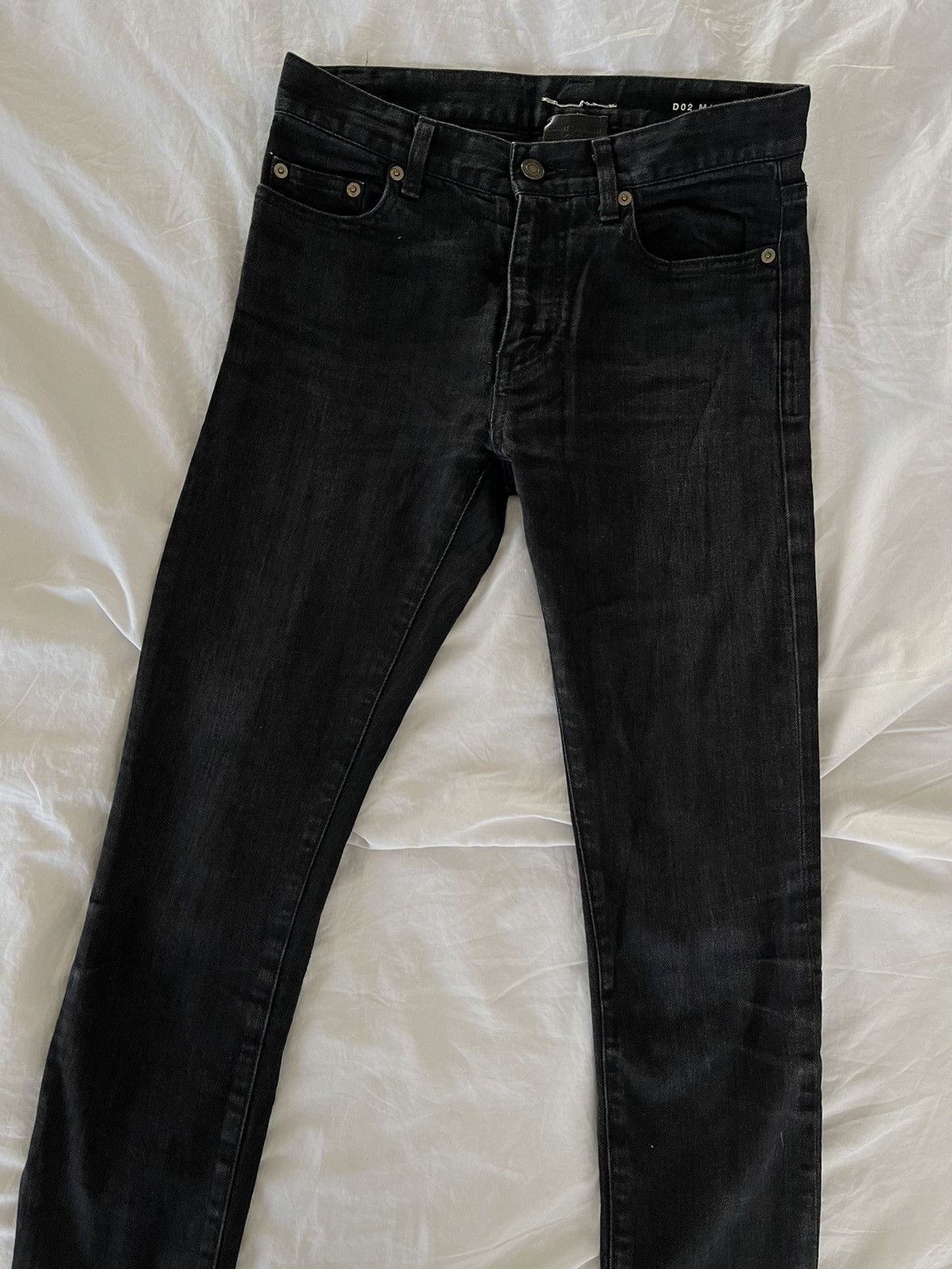 Saint laurent Heri era black denim pants jeans