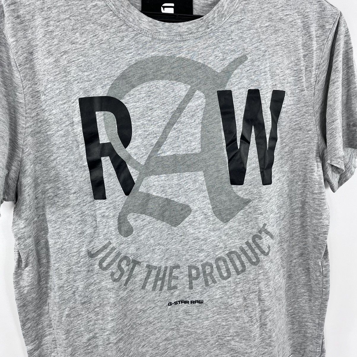 G-Star G-Star Raw T-Shirt Big Logo Grey Size M Size US M / EU 48-50 / 2 - 6 Thumbnail
