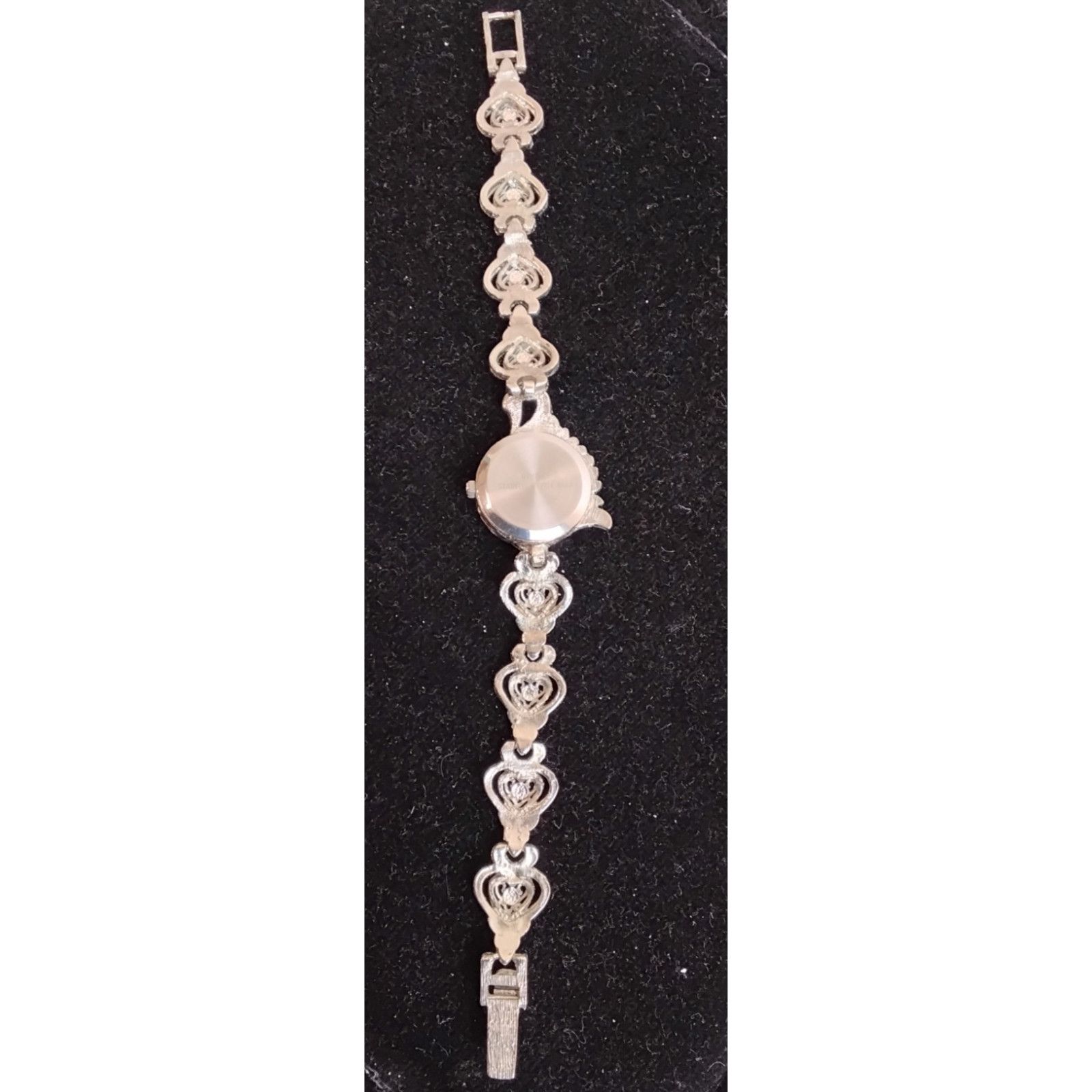 Other Judith Ashley Ladies Watch Swan Bracelet Hearts Silver VTG Size ONE SIZE - 9 Thumbnail